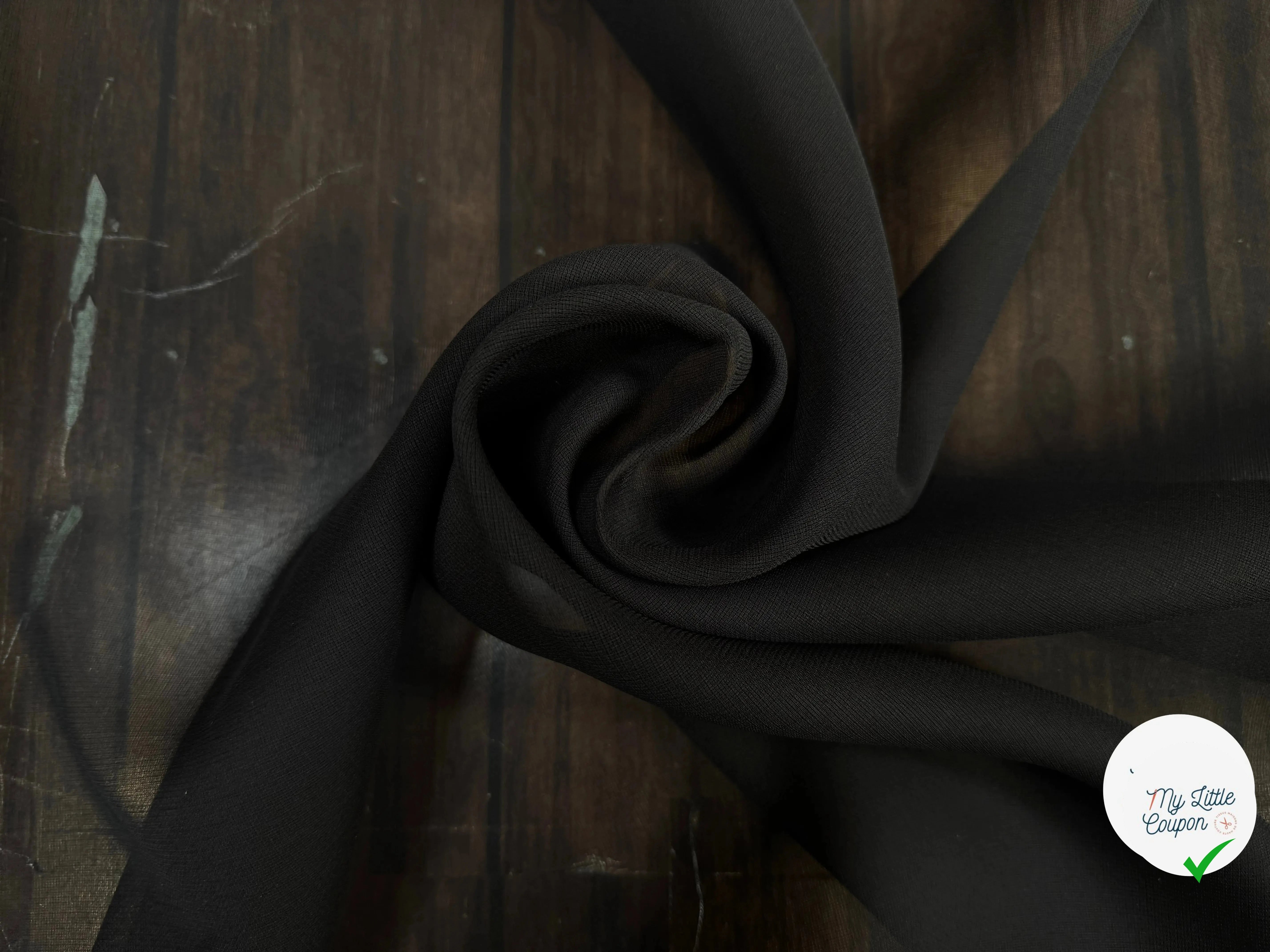 GAZAR DE SOIE LIGHT, Black - My Little Coupon