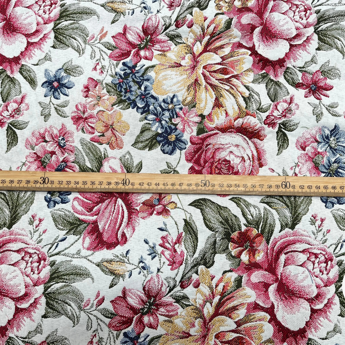 JACQUARD TISSÉ TEINT ALAIS ALLOVER ÉCRU ROSE - My Little Coupon