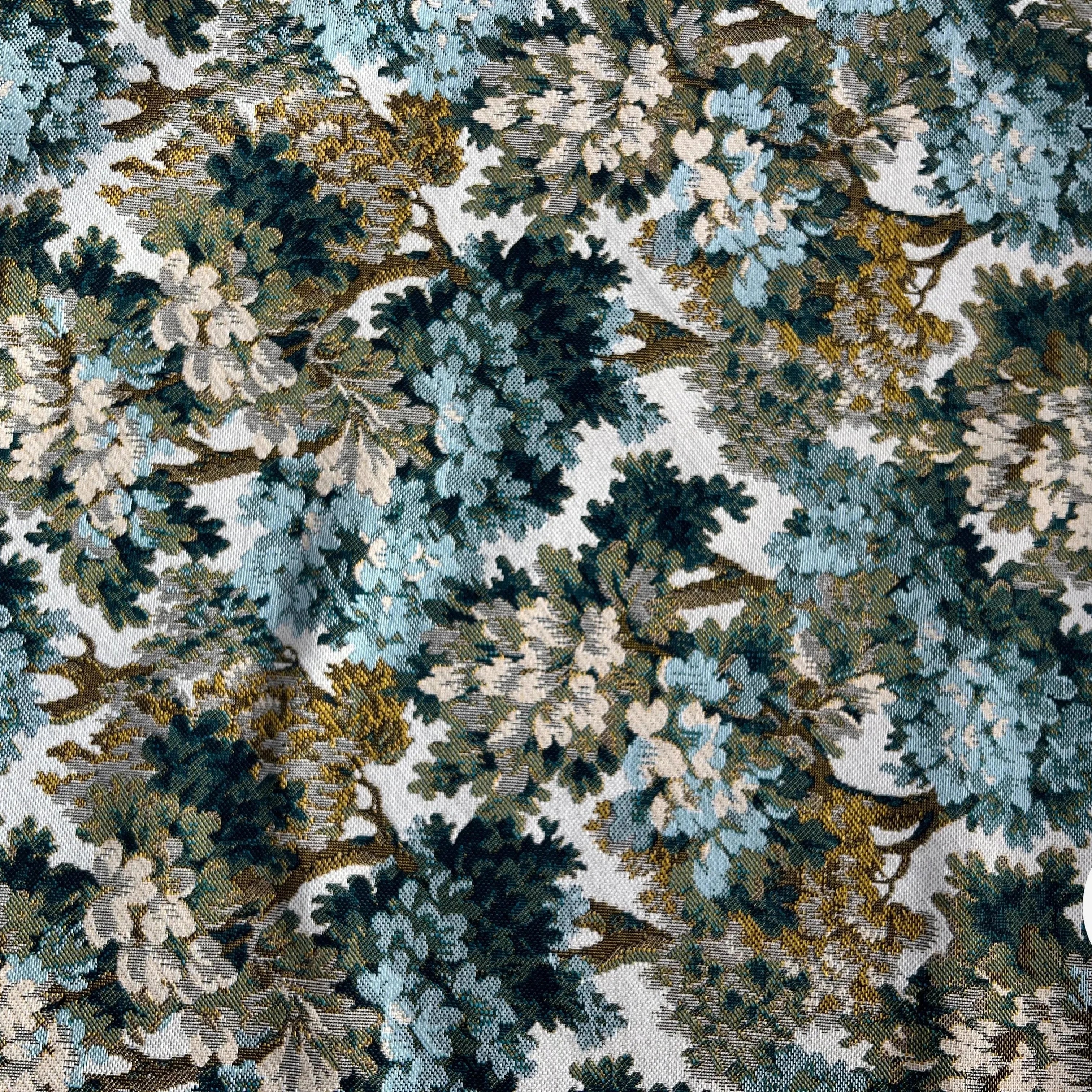JACQUARD TISSÉ TEINT AUBUSSON ALLOVER ÉMERAUDE - My Little Coupon