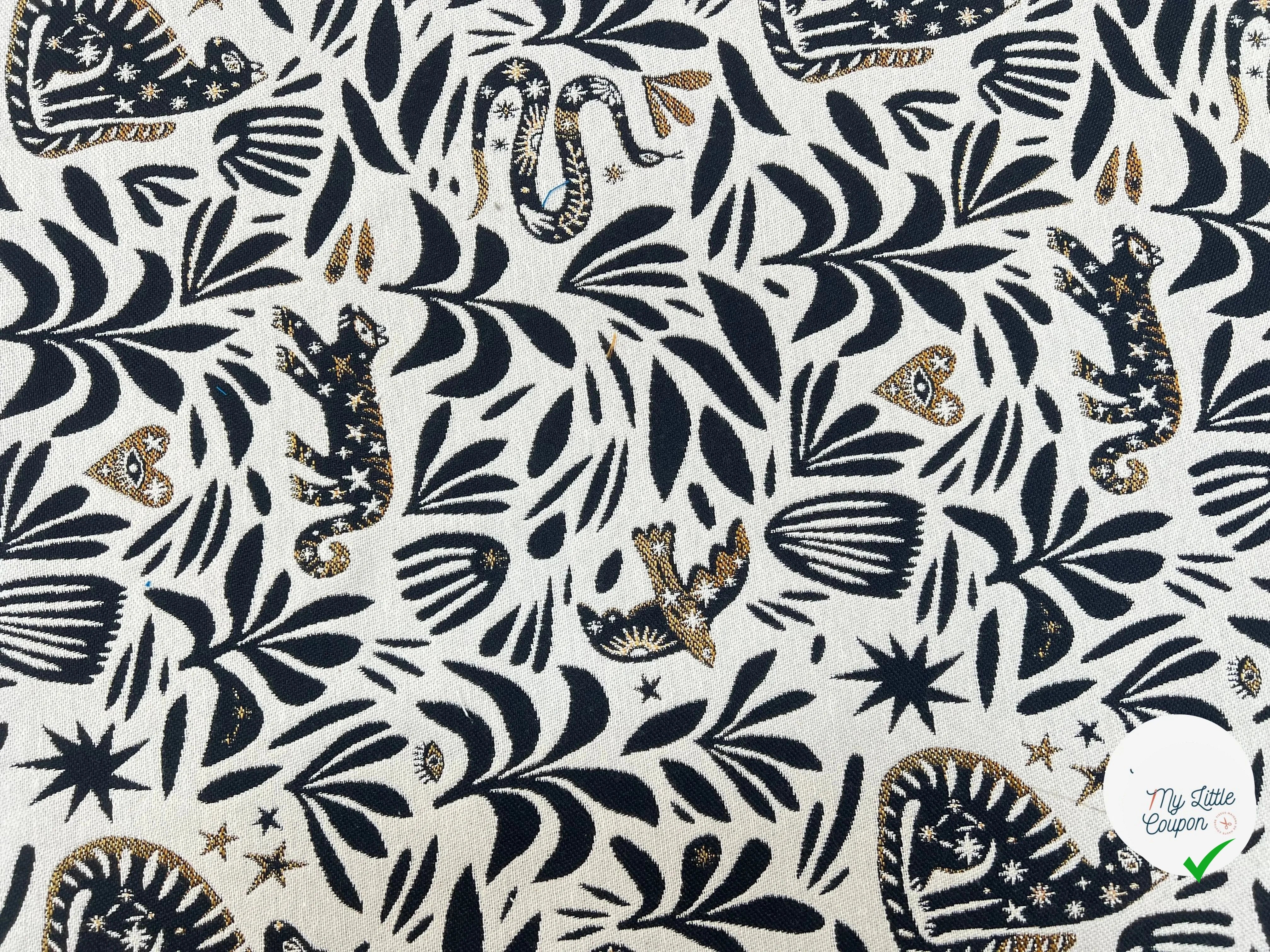 JACQUARD TISSÉ TEINT MYSTIC ALLOVER BLANC - My Little Coupon