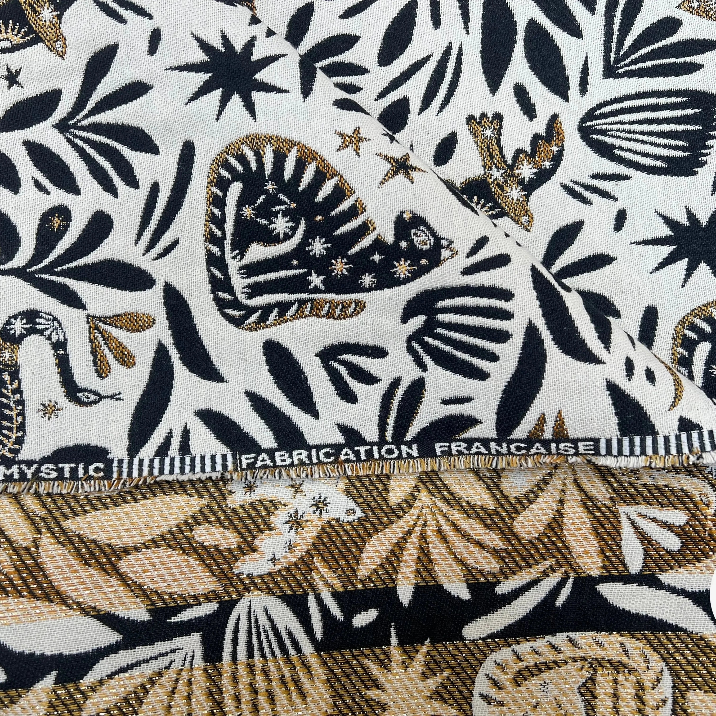 JACQUARD TISSÉ TEINT MYSTIC ALLOVER BLANC - My Little Coupon