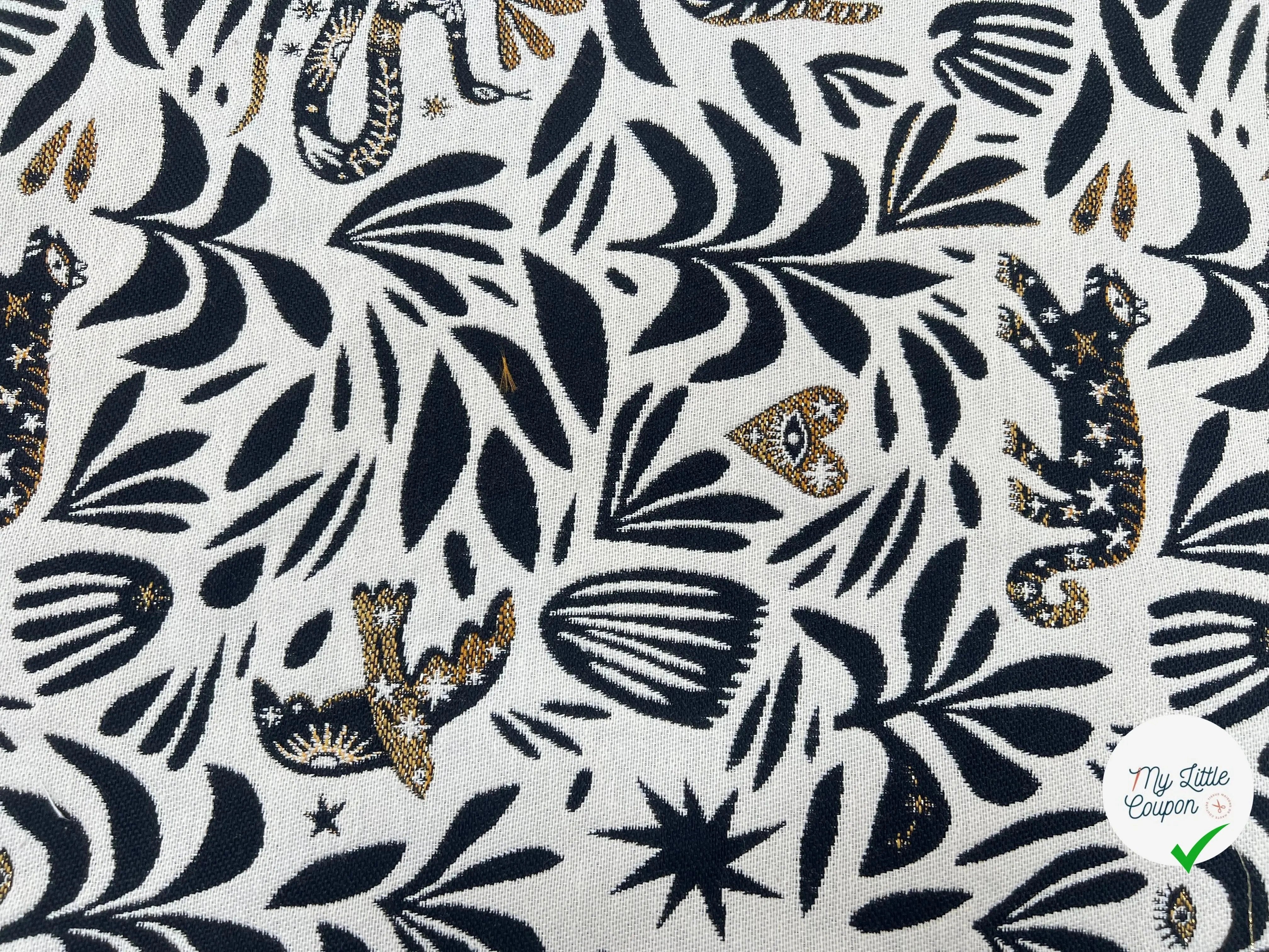 JACQUARD TISSÉ TEINT MYSTIC ALLOVER BLANC - My Little Coupon