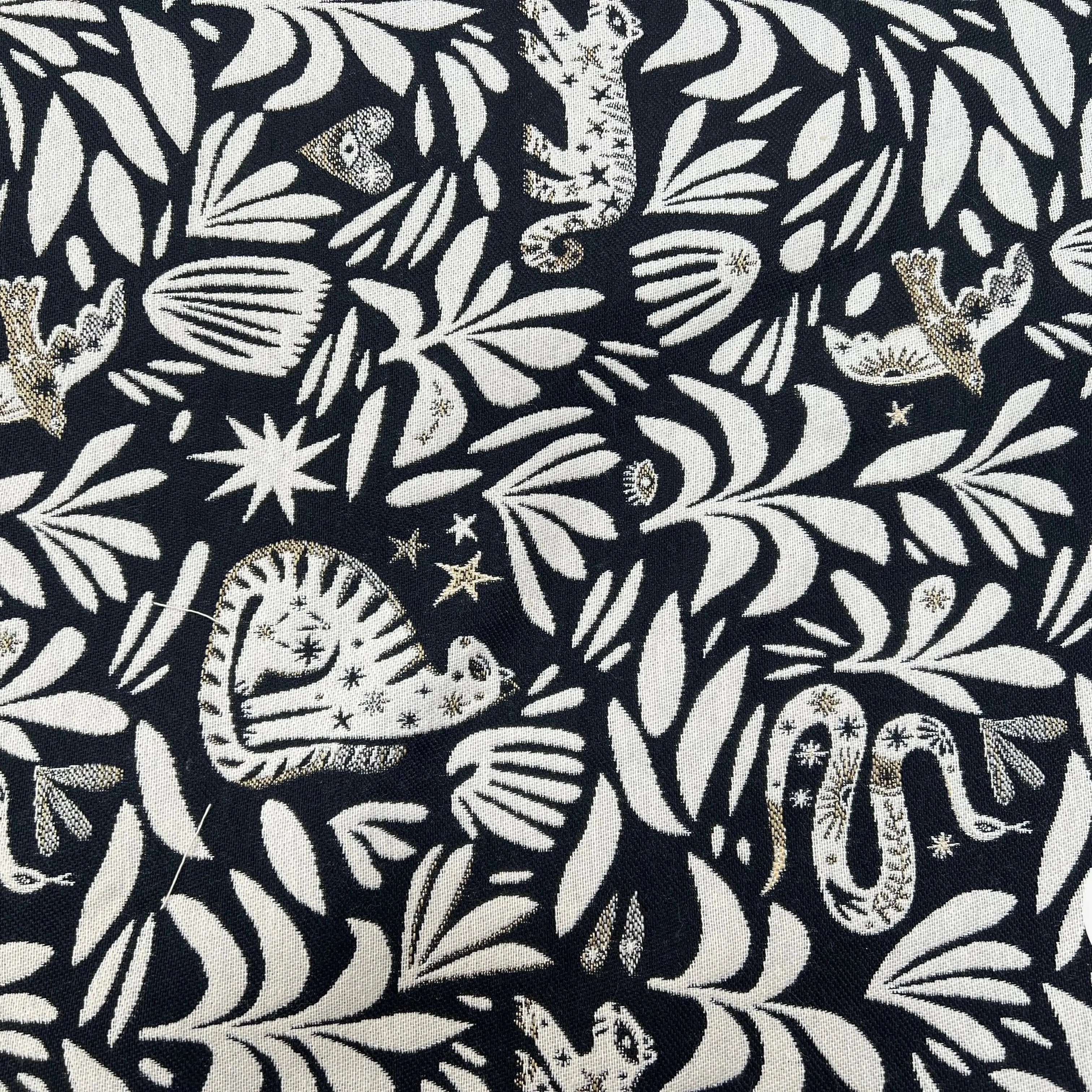 JACQUARD TISSÉ TEINT MYSTIC ALLOVER NOIR - My Little Coupon