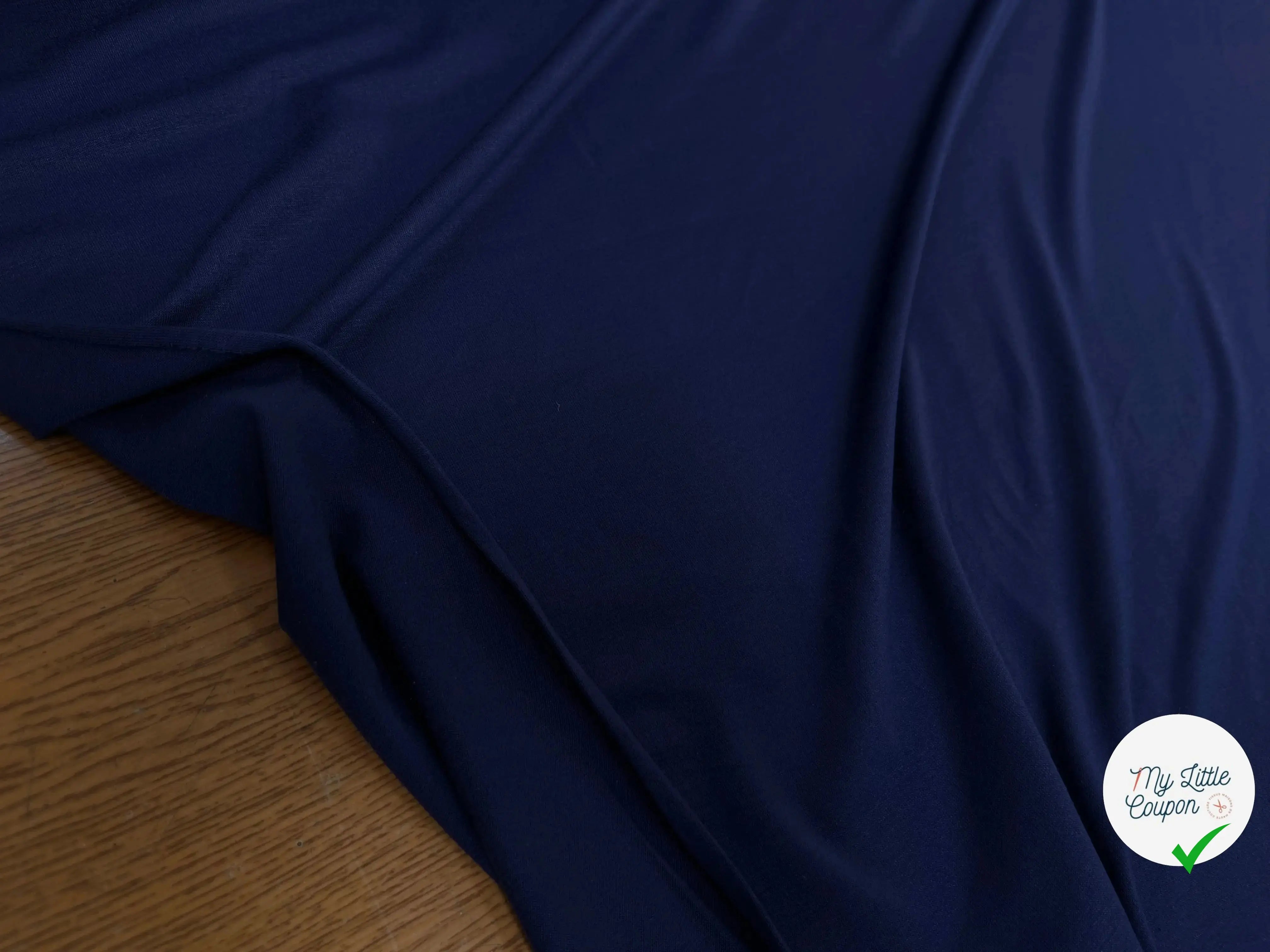 JERSEY DE COTON BLEU ROIS STRECH - My Little Coupon
