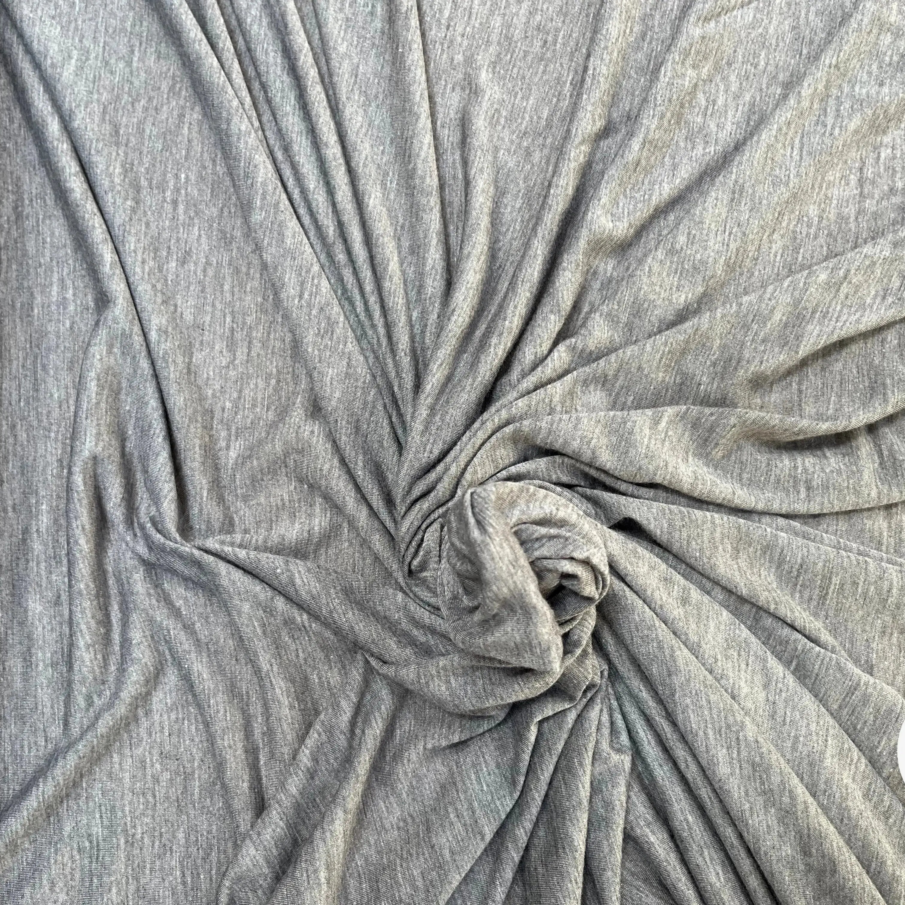 JERSEY DE COTON GRIS FONCÉ - My Little Coupon