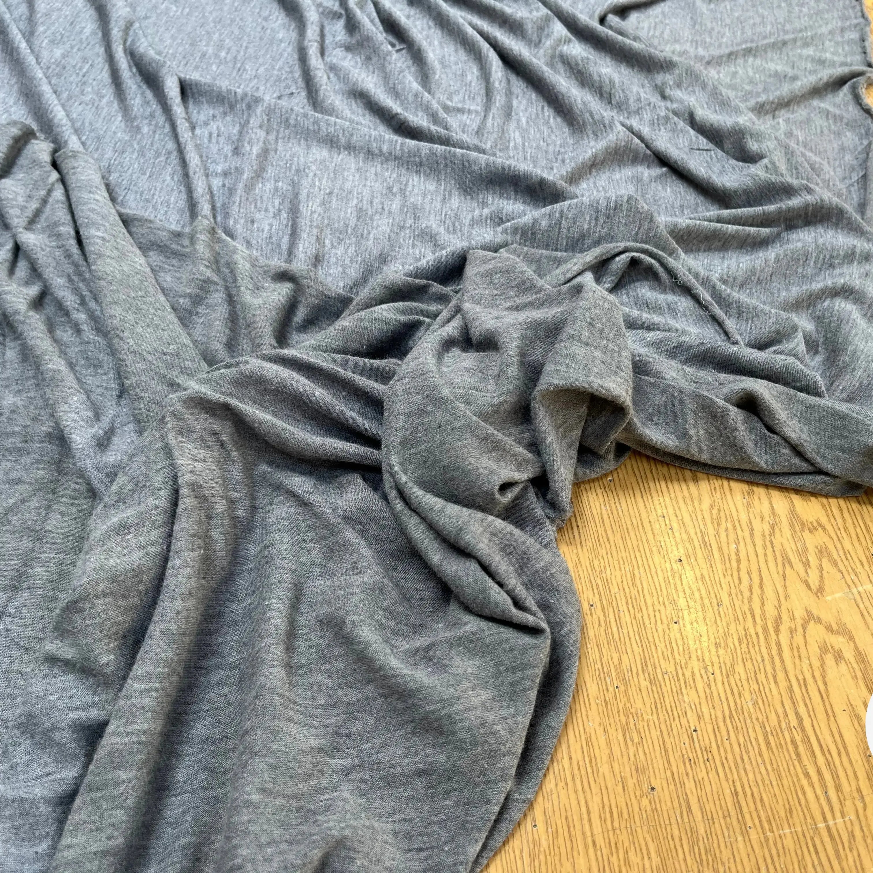 JERSEY DE COTON GRIS FONCÉ - My Little Coupon