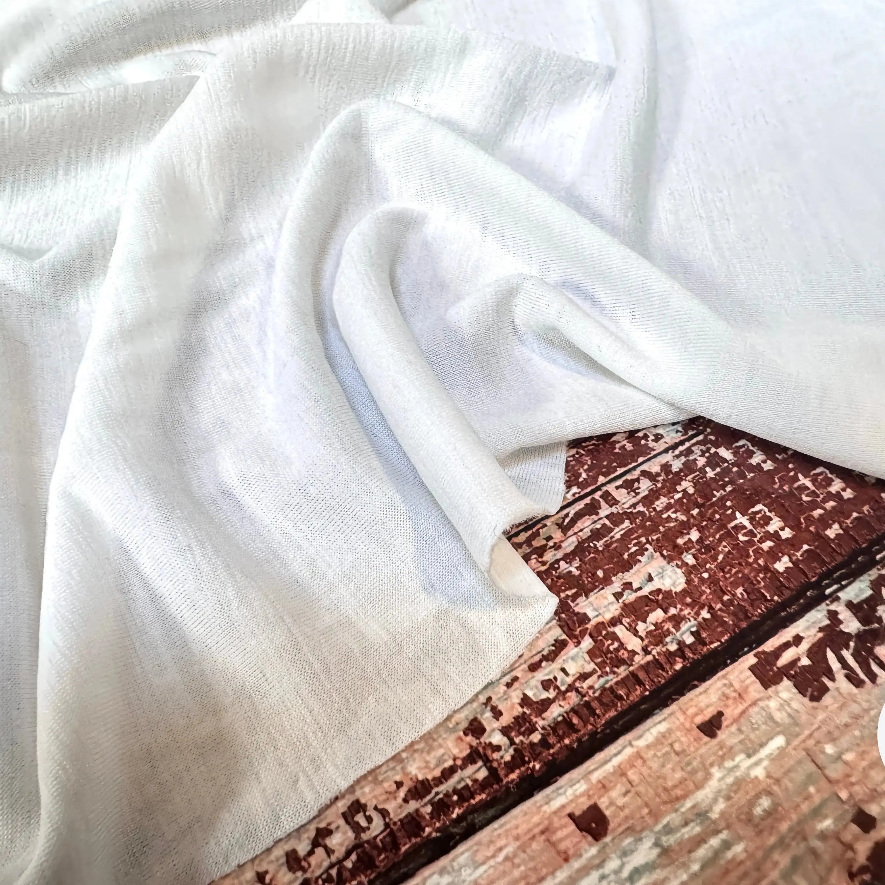 JERSEY JASPÉ FROID BLANC OFF WHITE - My Little Coupon