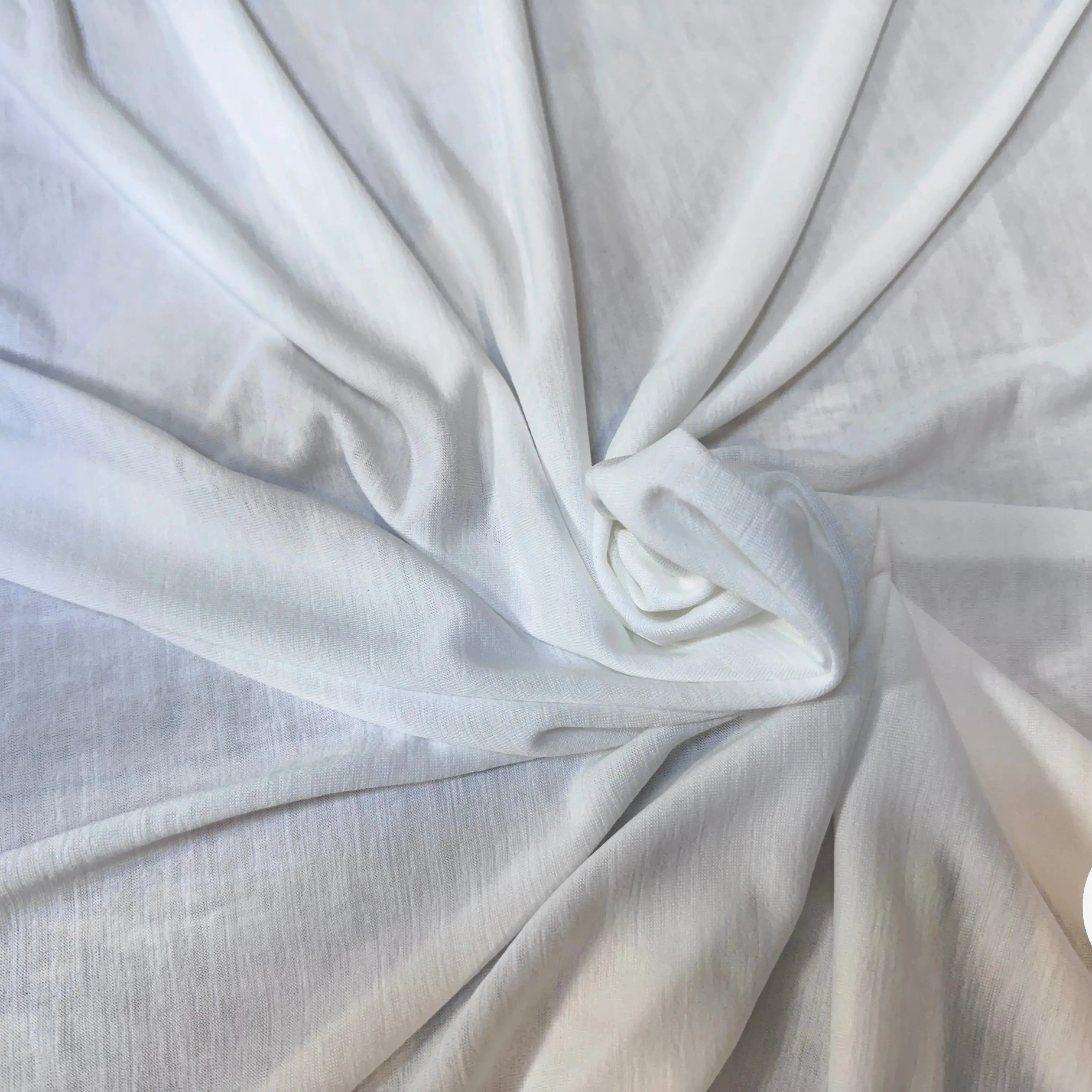 JERSEY JASPÉ FROID BLANC OFF WHITE - My Little Coupon