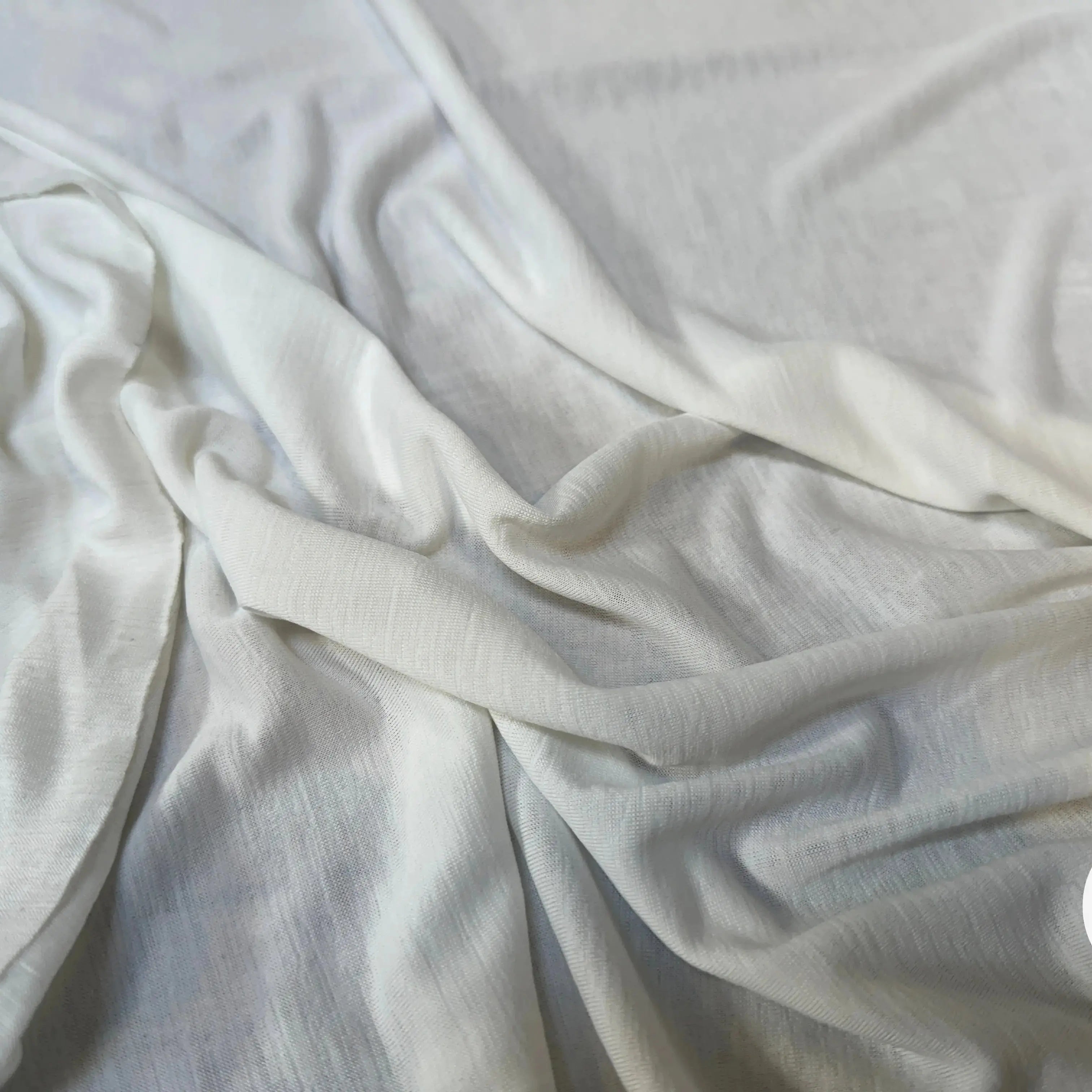 JERSEY JASPÉ FROID BLANC OFF WHITE - My Little Coupon