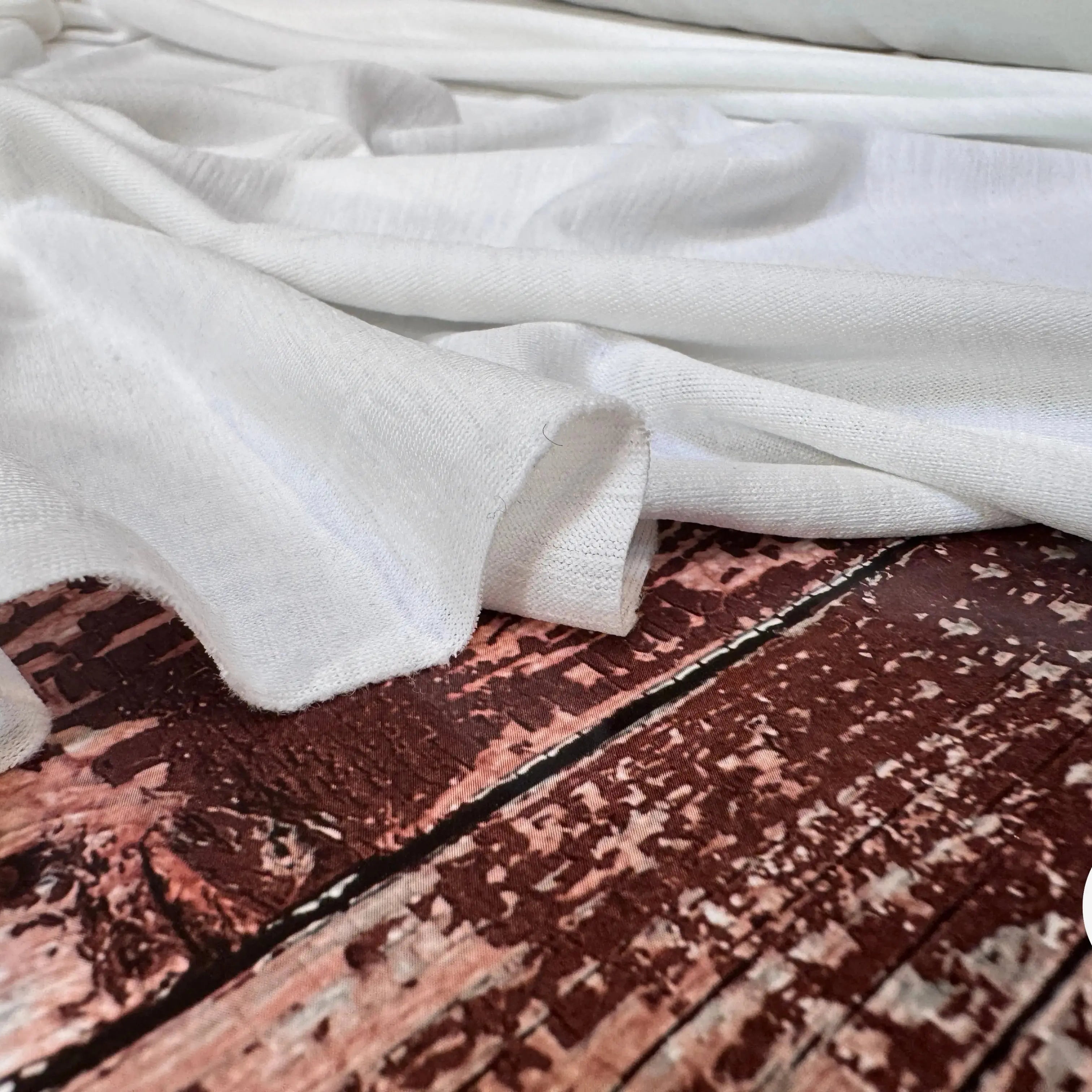 JERSEY JASPÉ FROID BLANC OFF WHITE - My Little Coupon