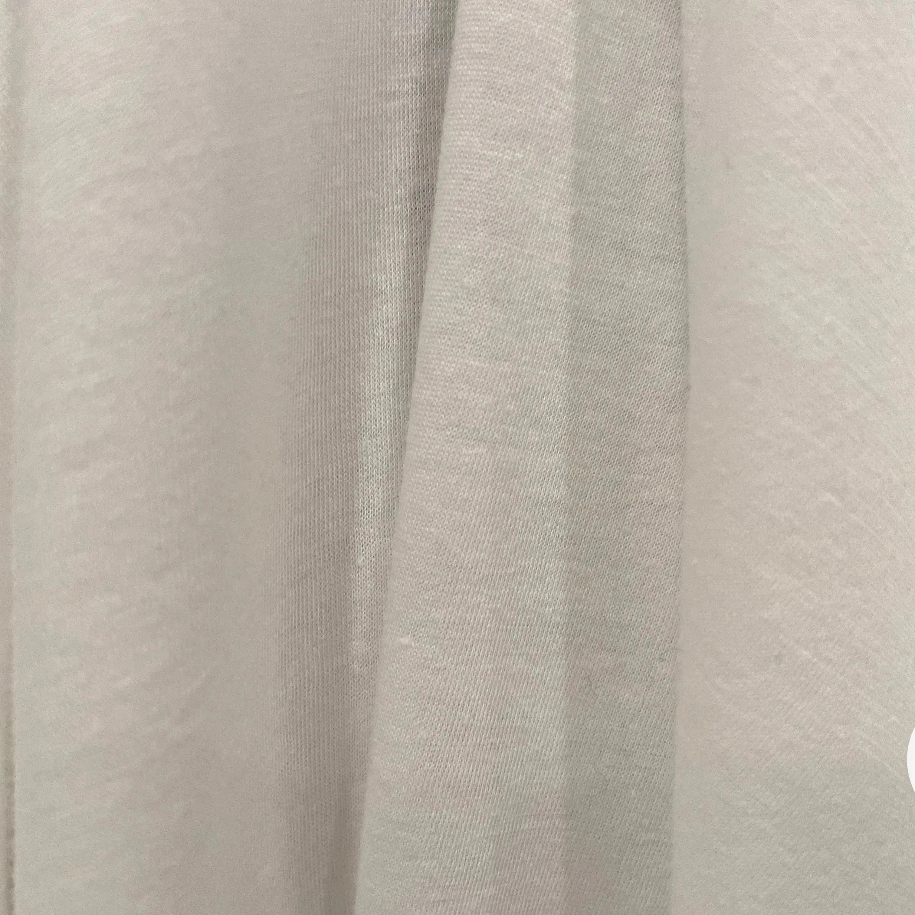 JERSEY T-SHIRT 100% COTON BLANC CASSÉ - My Little Coupon - tissu - coudre