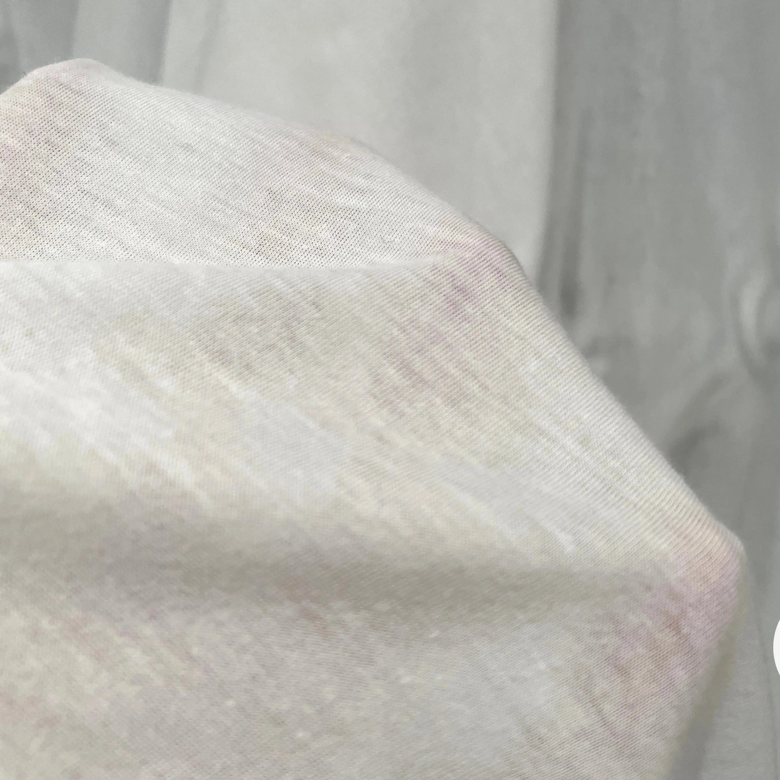 JERSEY T-SHIRT 100% COTON BLANC CASSÉ - My Little Coupon - tissu - coudre