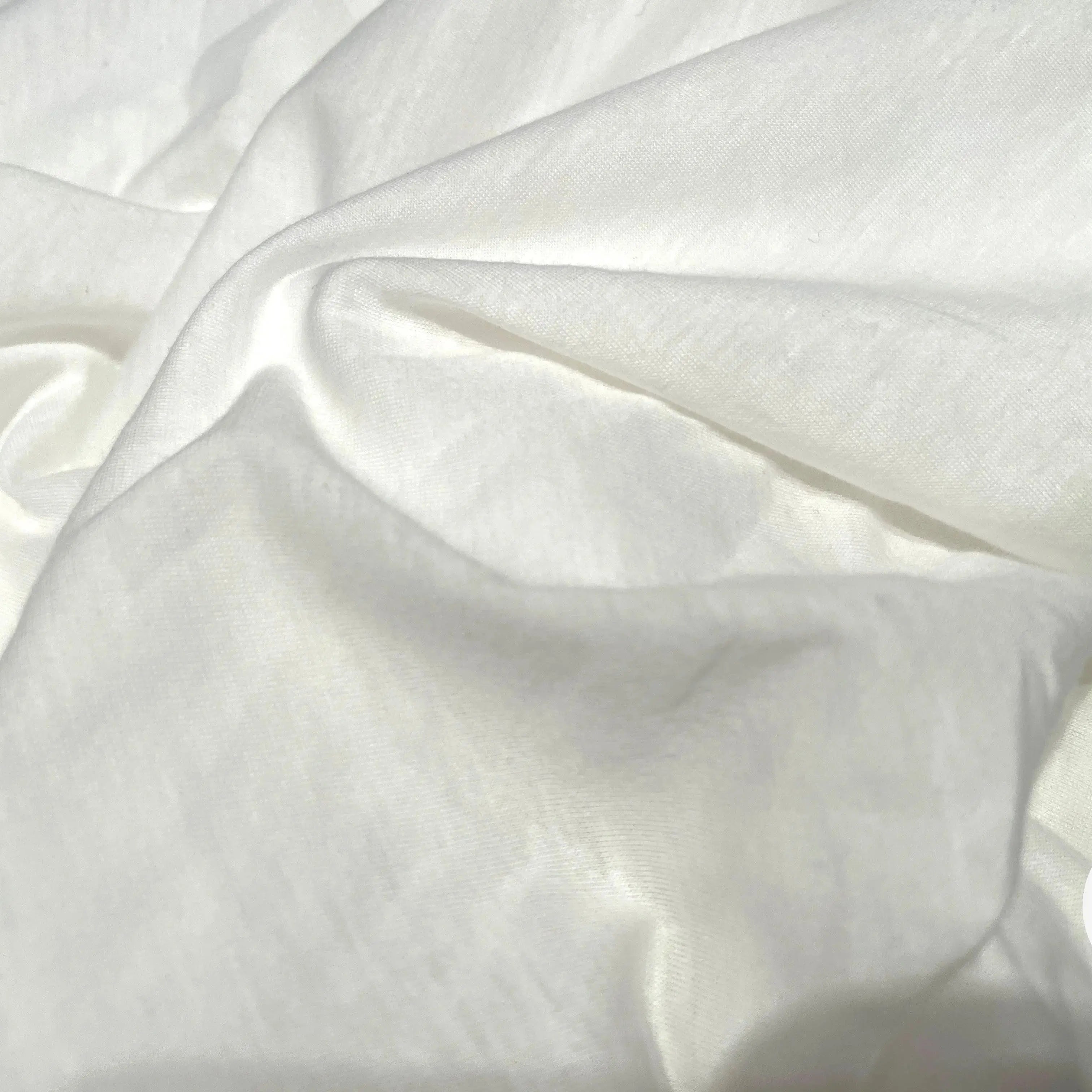 JERSEY T-SHIRT 100% COTON BLANC CASSÉ - My Little Coupon - tissu - coudre