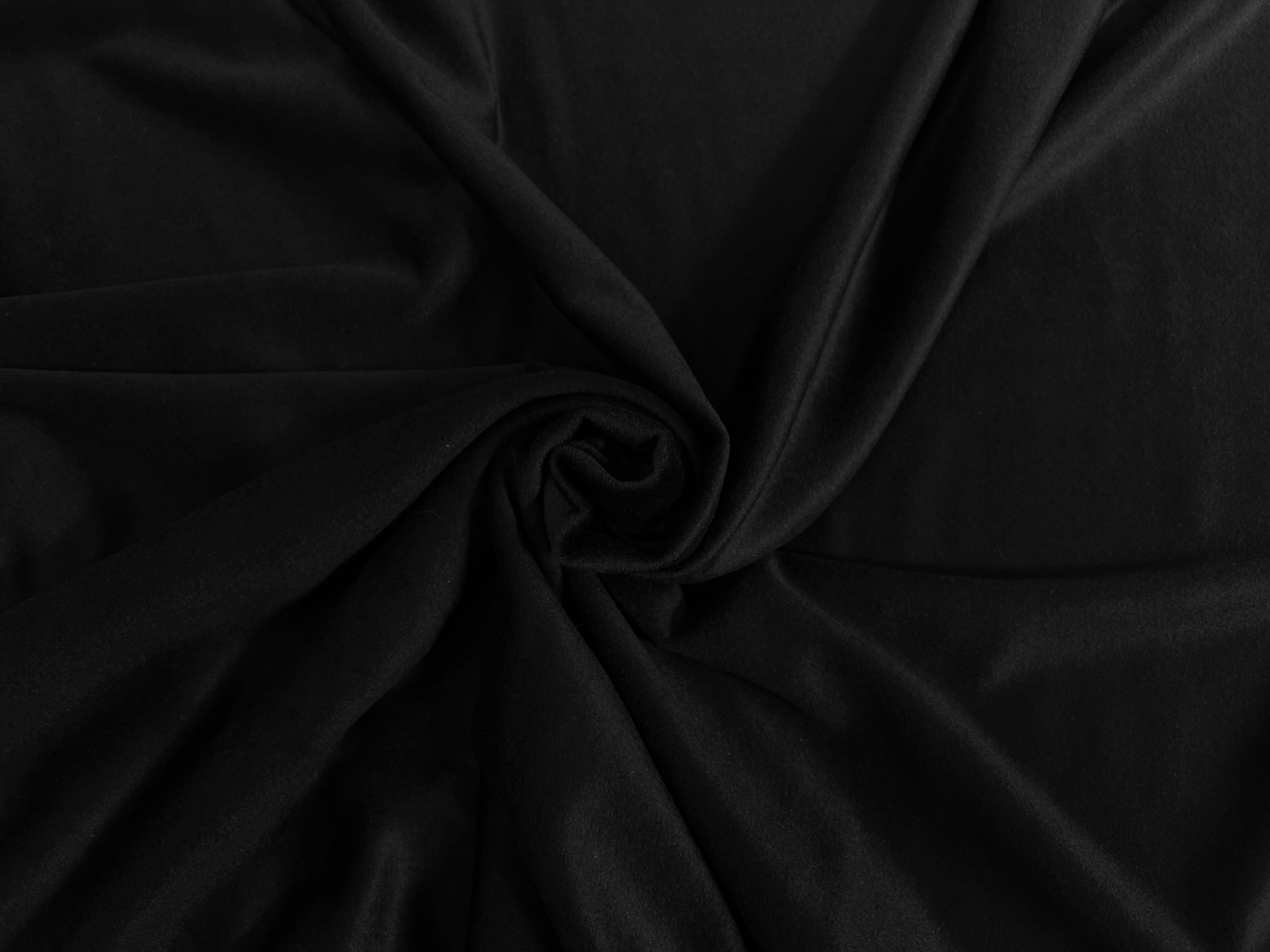 (Chute) LAINAGE 100%CACHEMIRE POILS COURTS NOIR - My Little Coupon