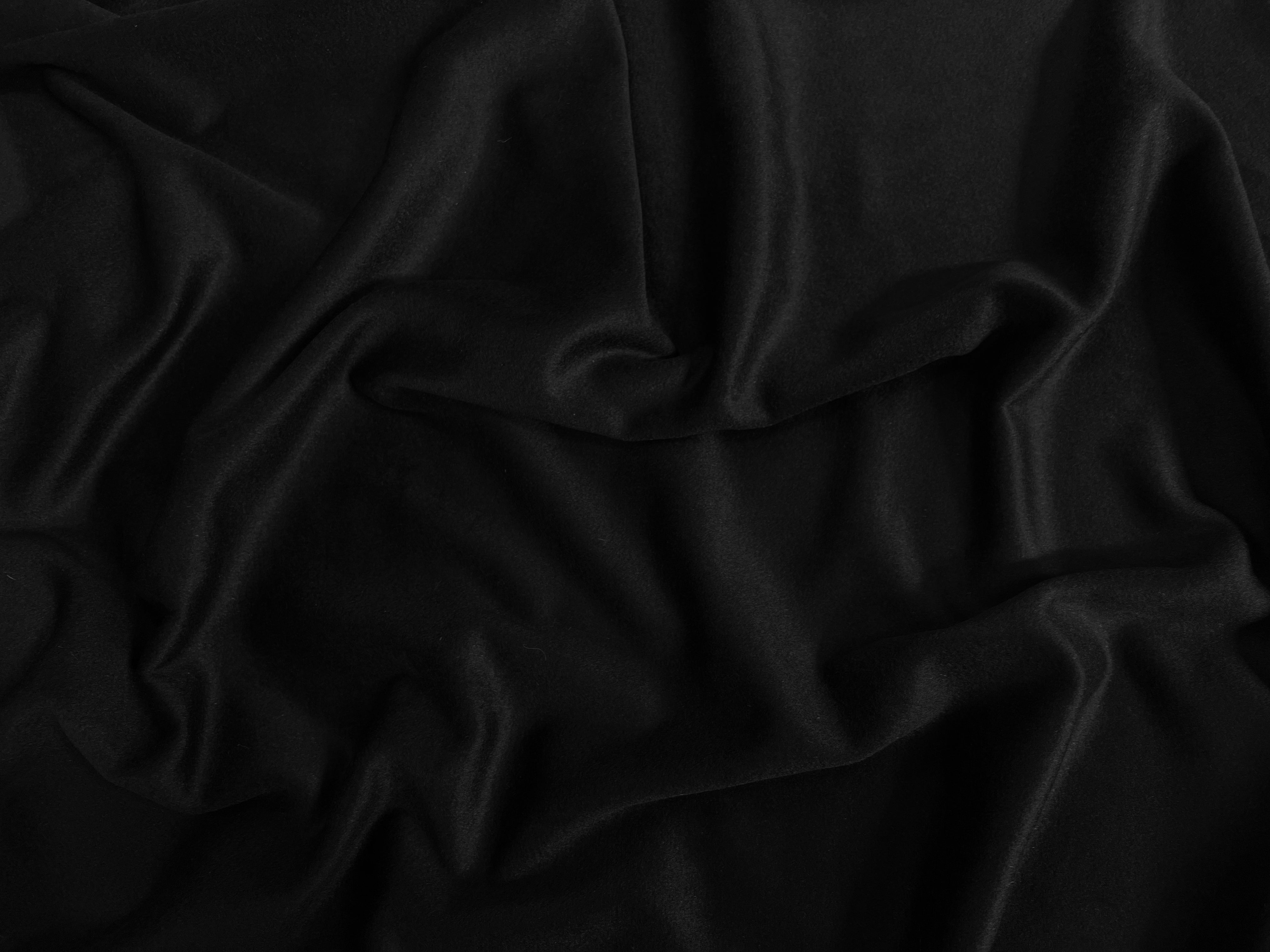 (Chute) LAINAGE 100%CACHEMIRE POILS COURTS NOIR - My Little Coupon