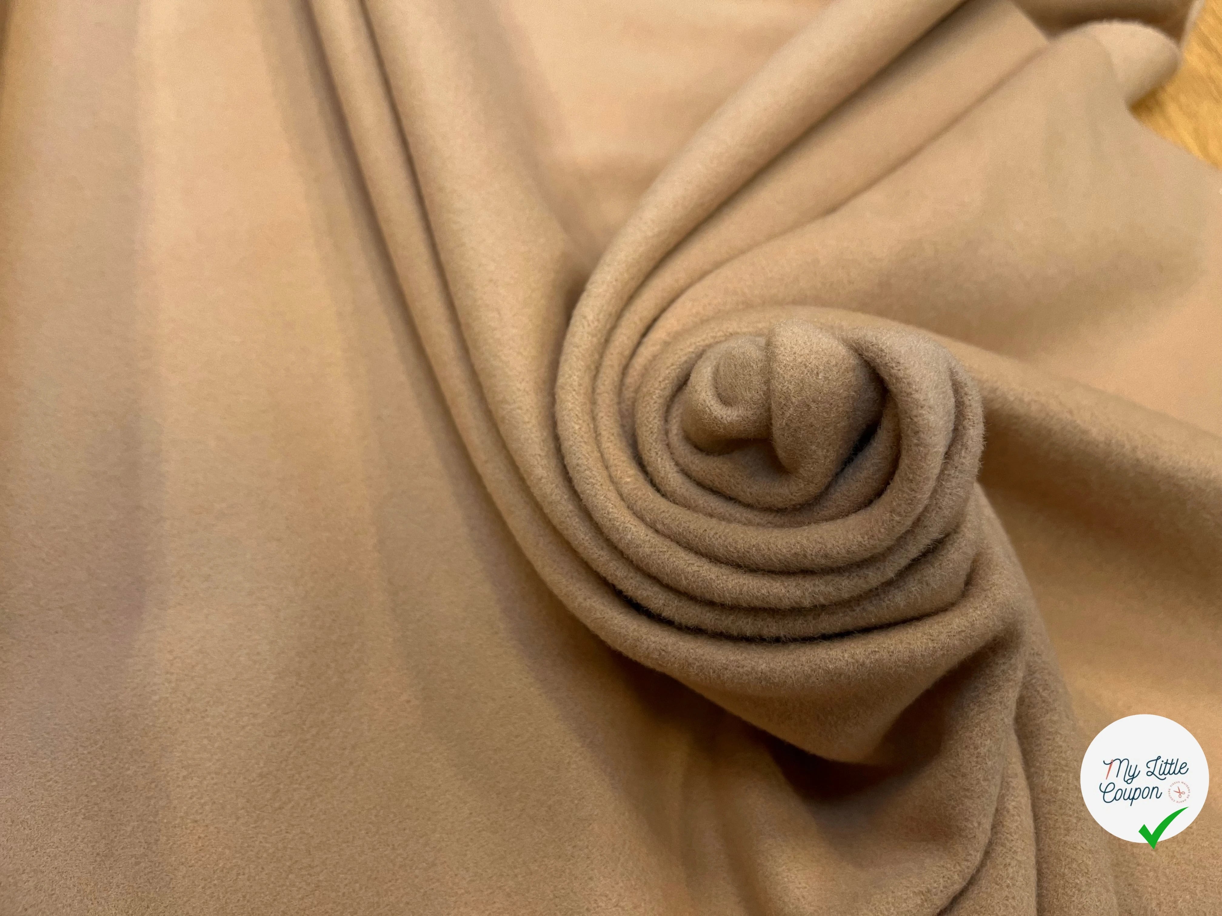 (Chute) LAINAGE MANTEAU BEIGE 10% CASHMERE - My Little Coupon