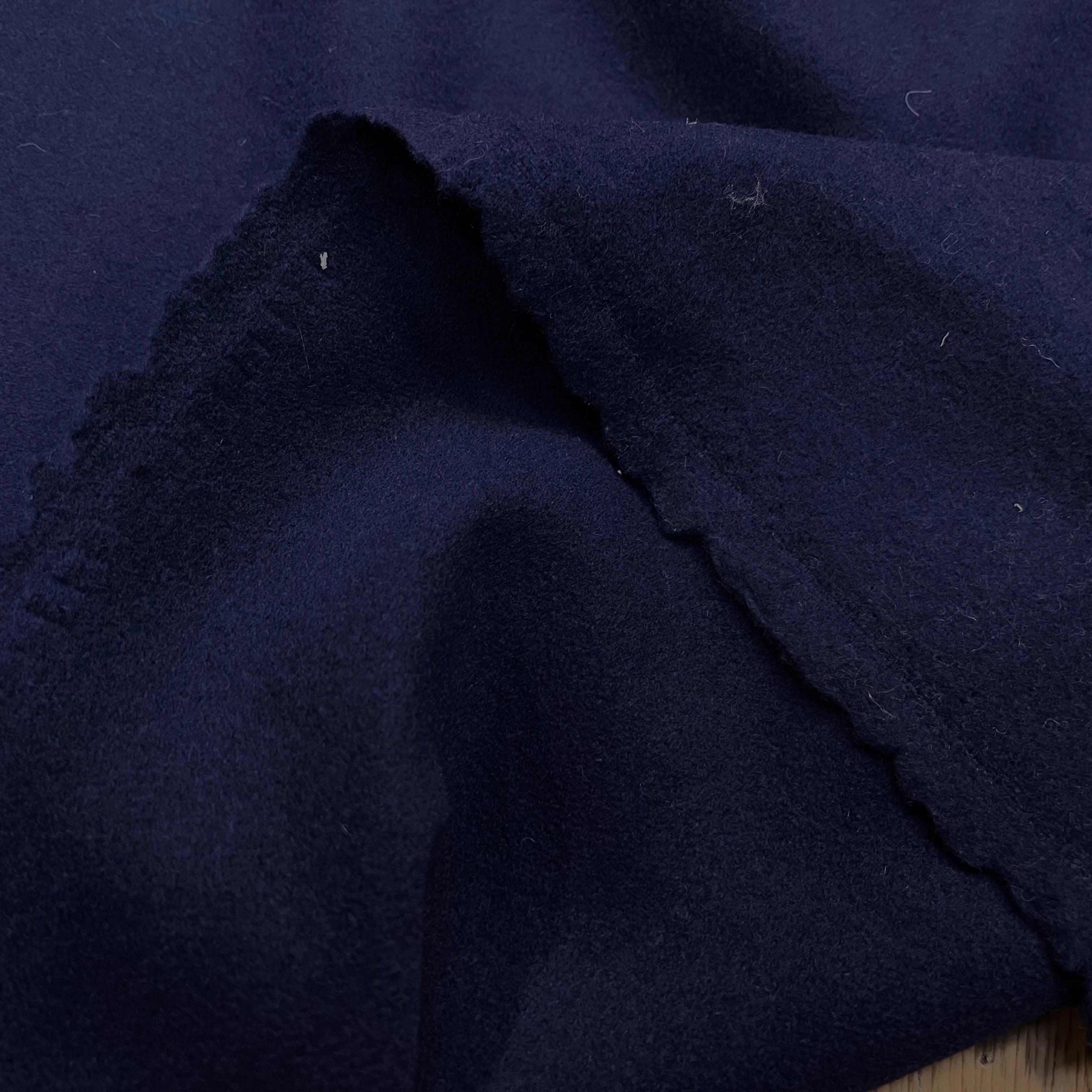 (Chute) LAINAGE MANTEAU BLEU FONCÉ 20% CASHMERE - My Little Coupon
