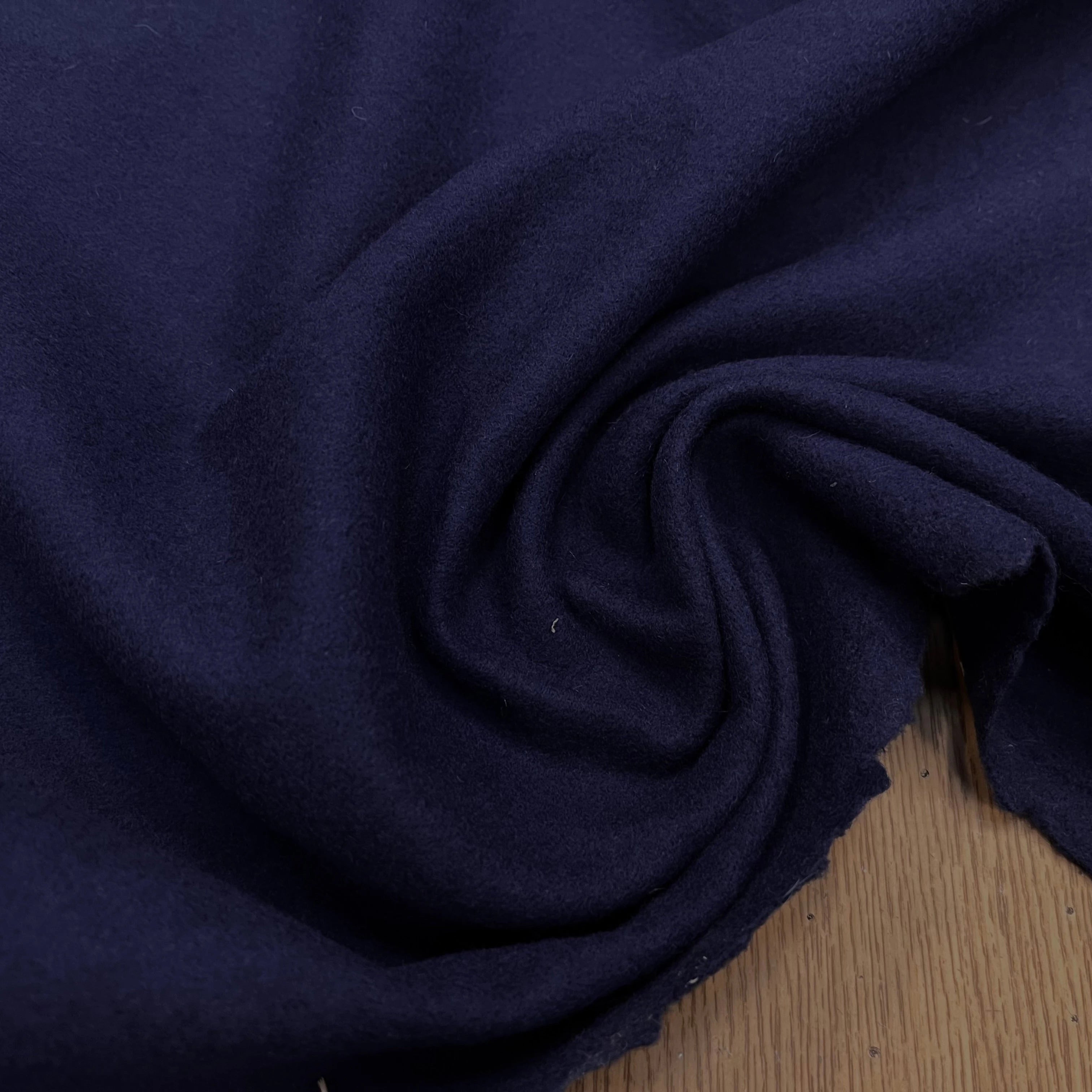 (Chute) LAINAGE MANTEAU BLEU FONCÉ 20% CASHMERE - My Little Coupon
