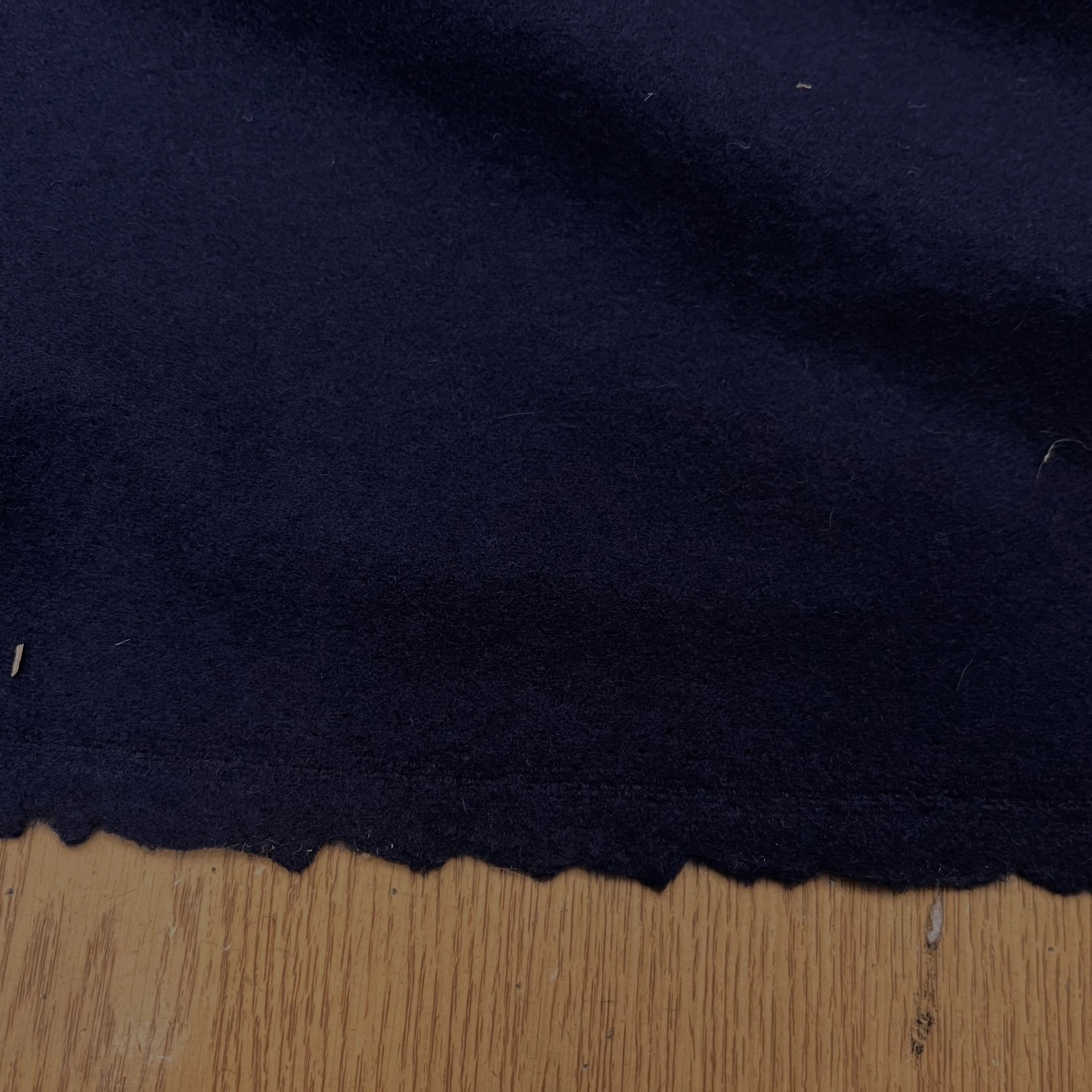 (Chute) LAINAGE MANTEAU BLEU FONCÉ 20% CASHMERE - My Little Coupon