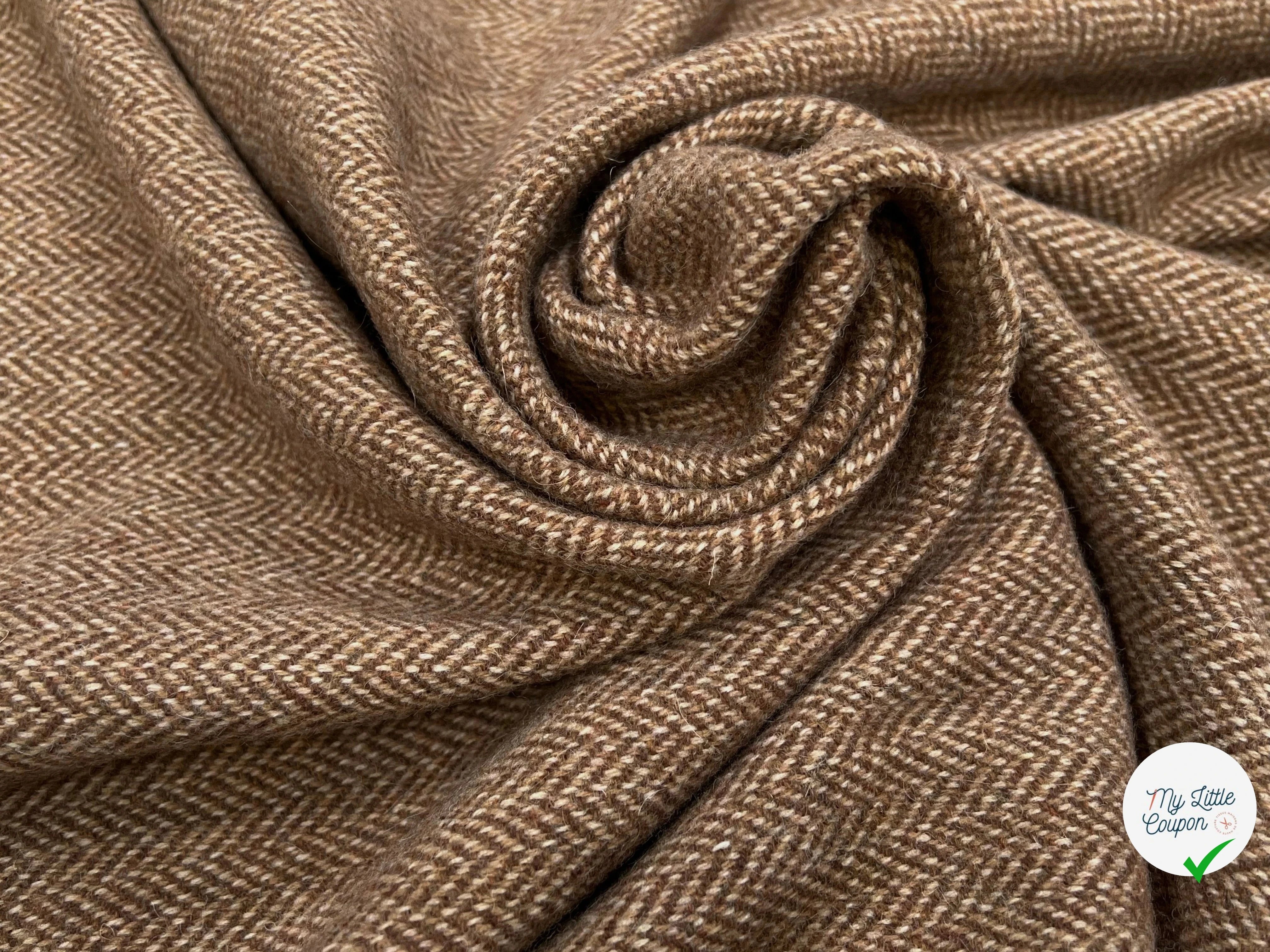 LAINAGE MANTEAU CHEVRON MARRON - My Little Coupon