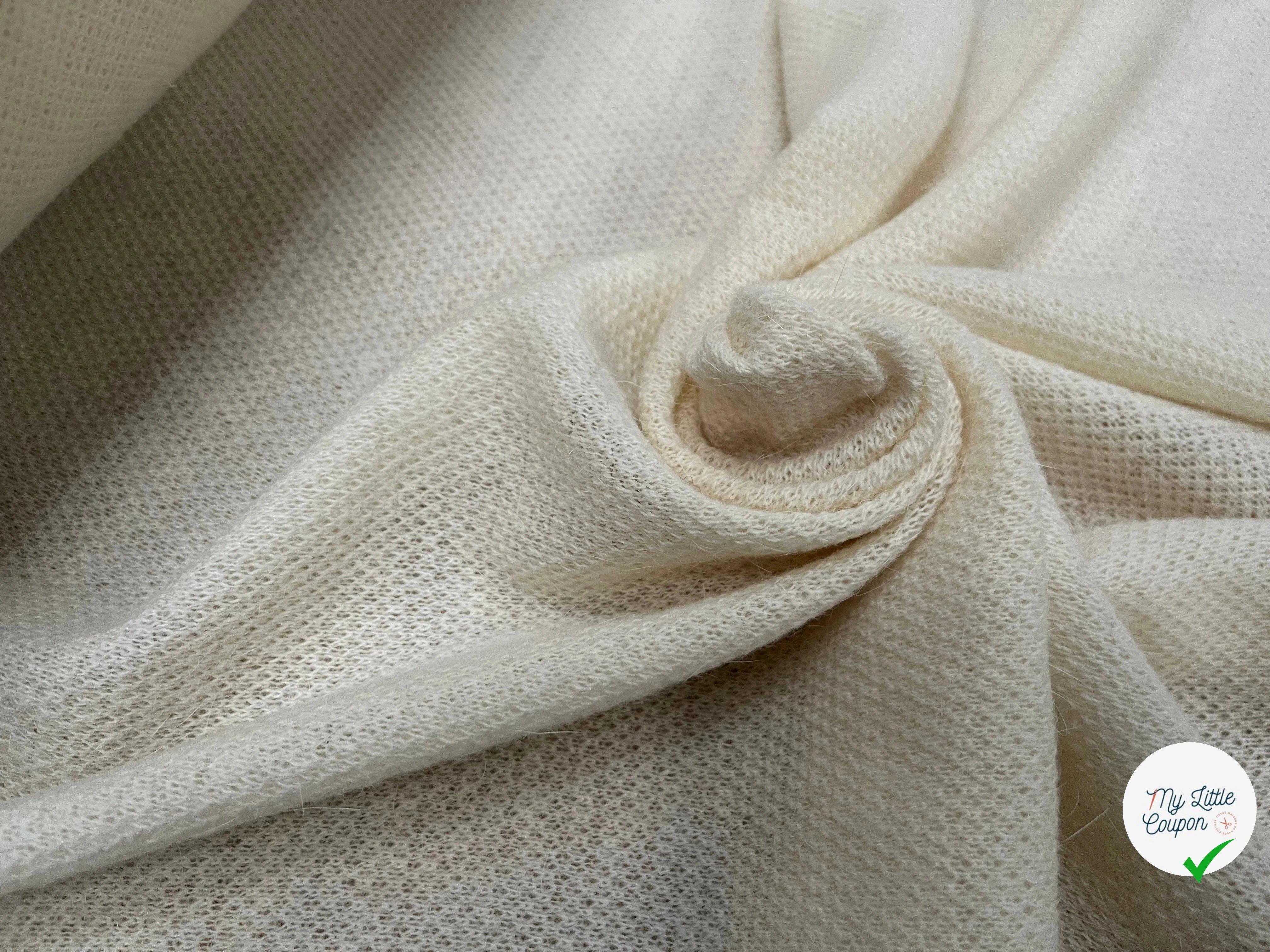 (Chute) LAINAGE MANTEAU TRICOT LÉGER ÉCRU 125CM - My Little Coupon