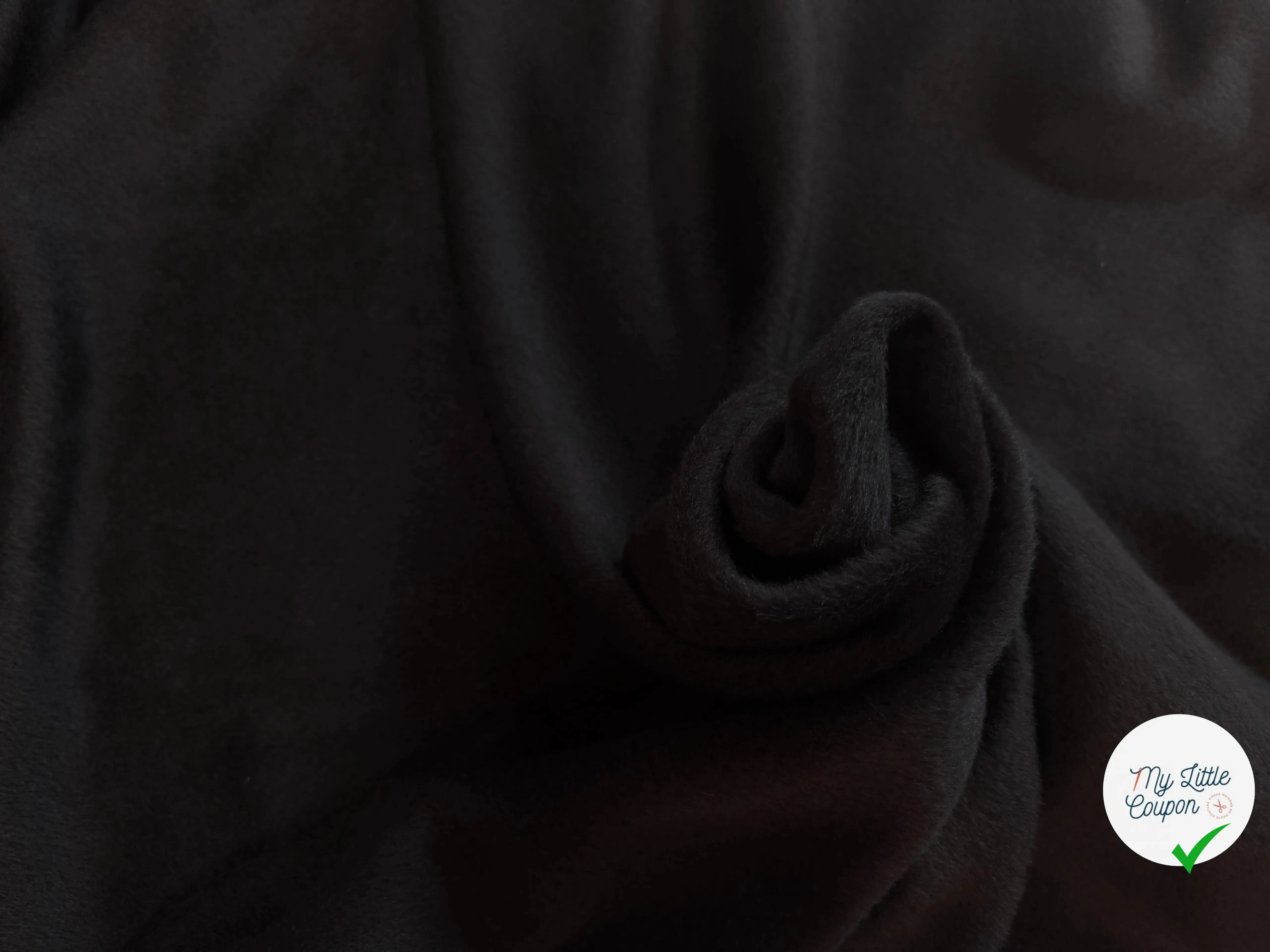 LAINAGE MOHAIR MARRON PROFOND / NOIR POILS COURTS - My Little Coupon
