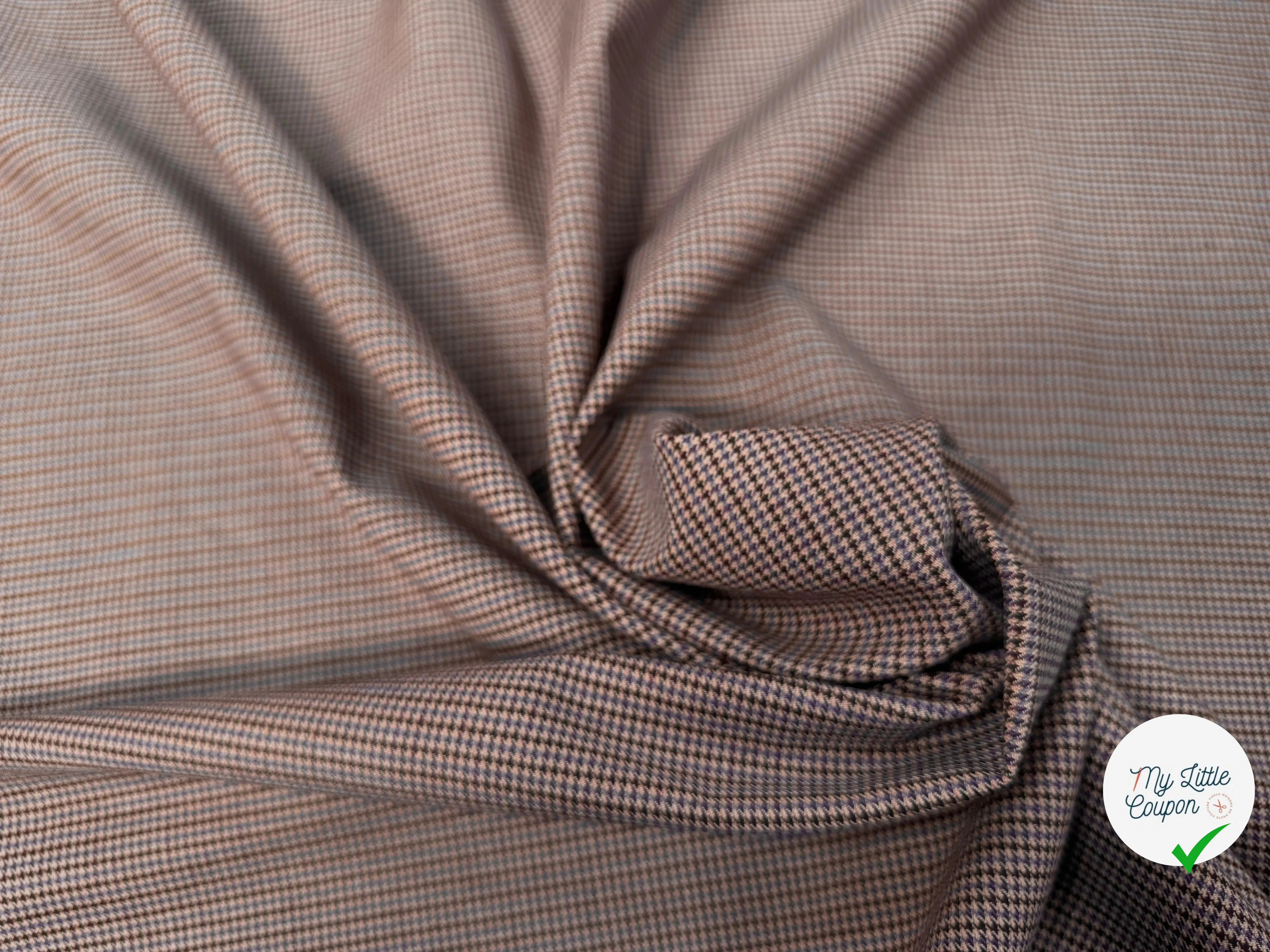 LAINAGE STRETCH PIED DE POULE - My Little Coupon