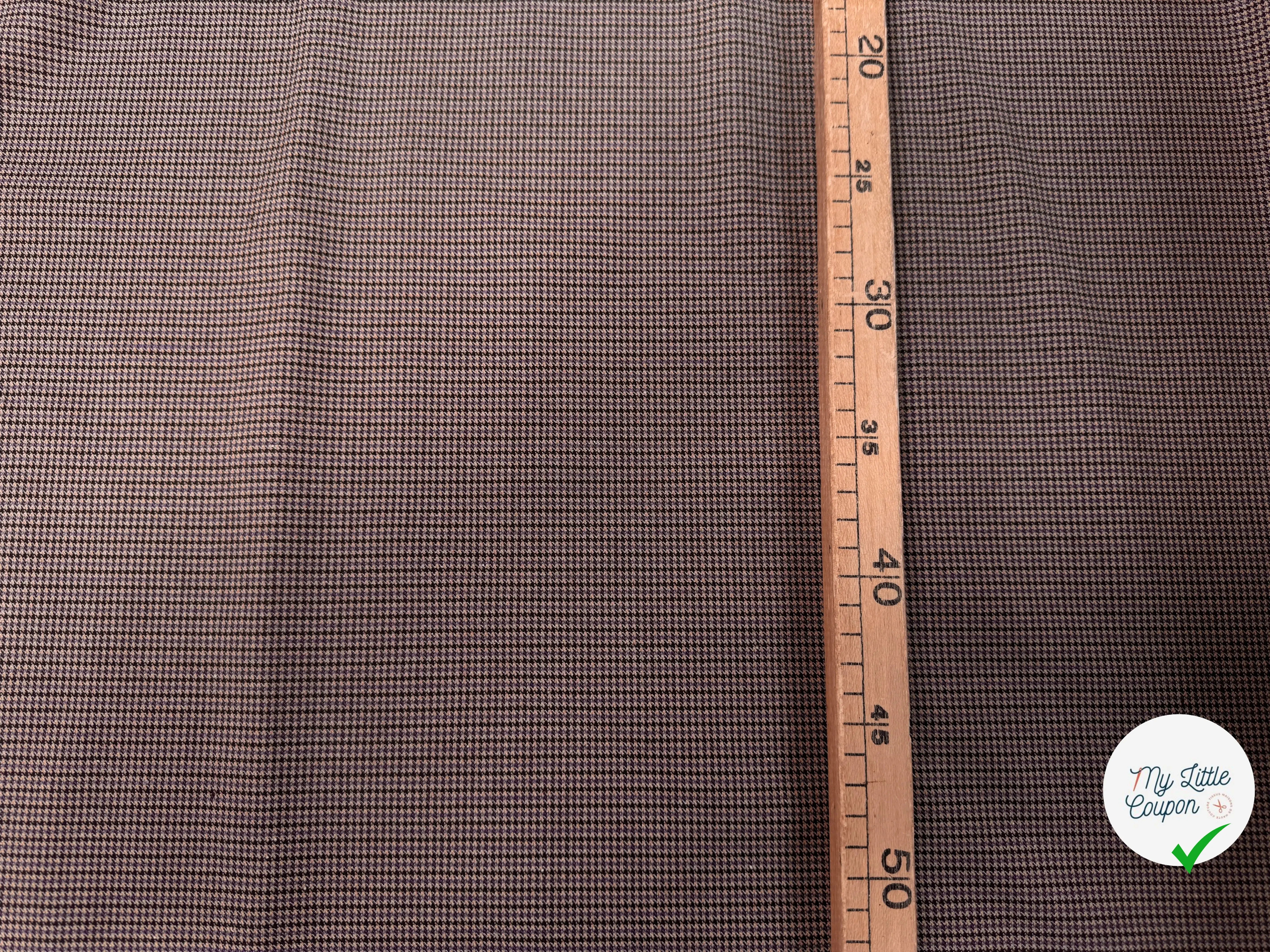 LAINAGE STRETCH PIED DE POULE - My Little Coupon