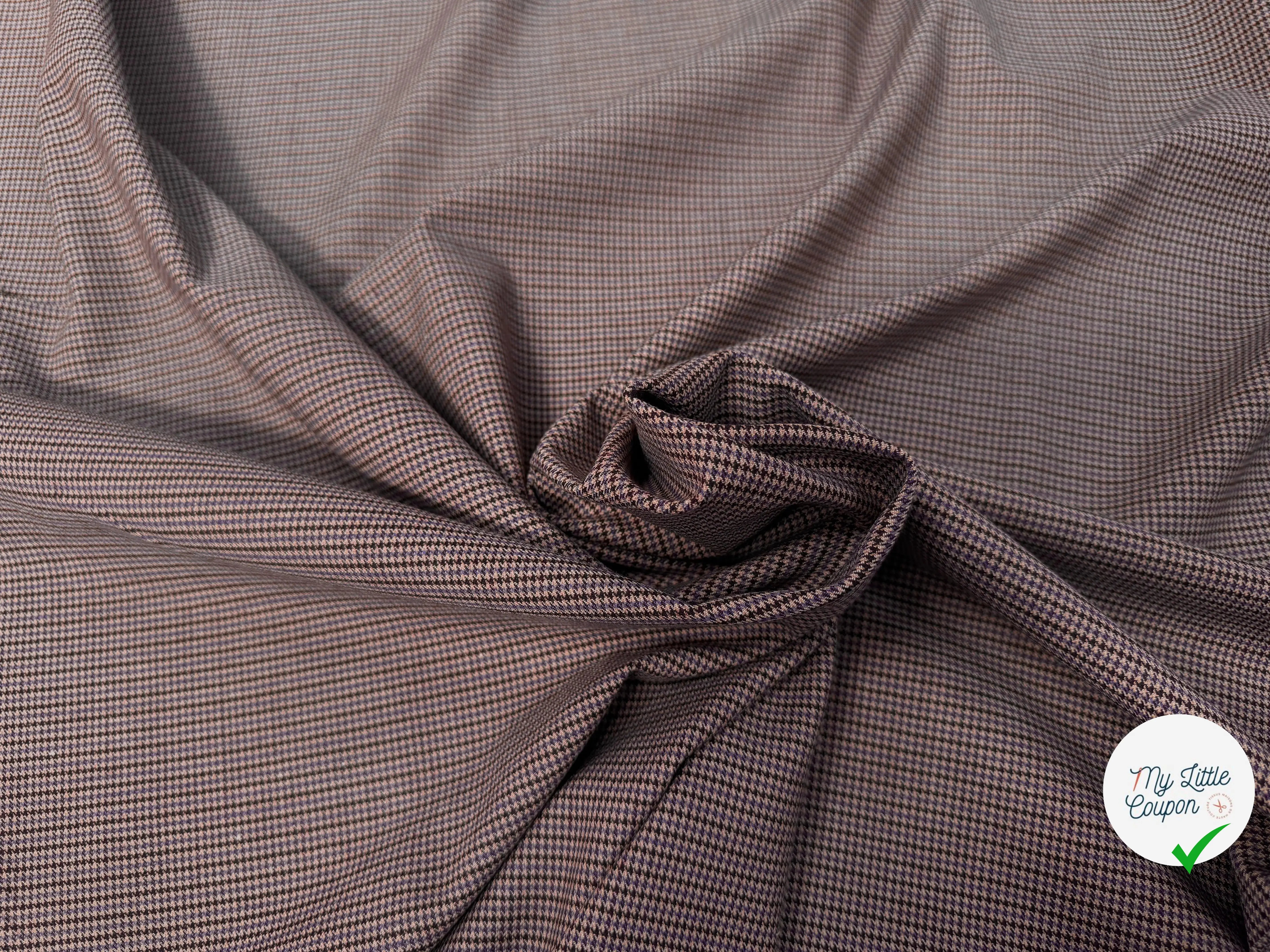 LAINAGE STRETCH PIED DE POULE - My Little Coupon