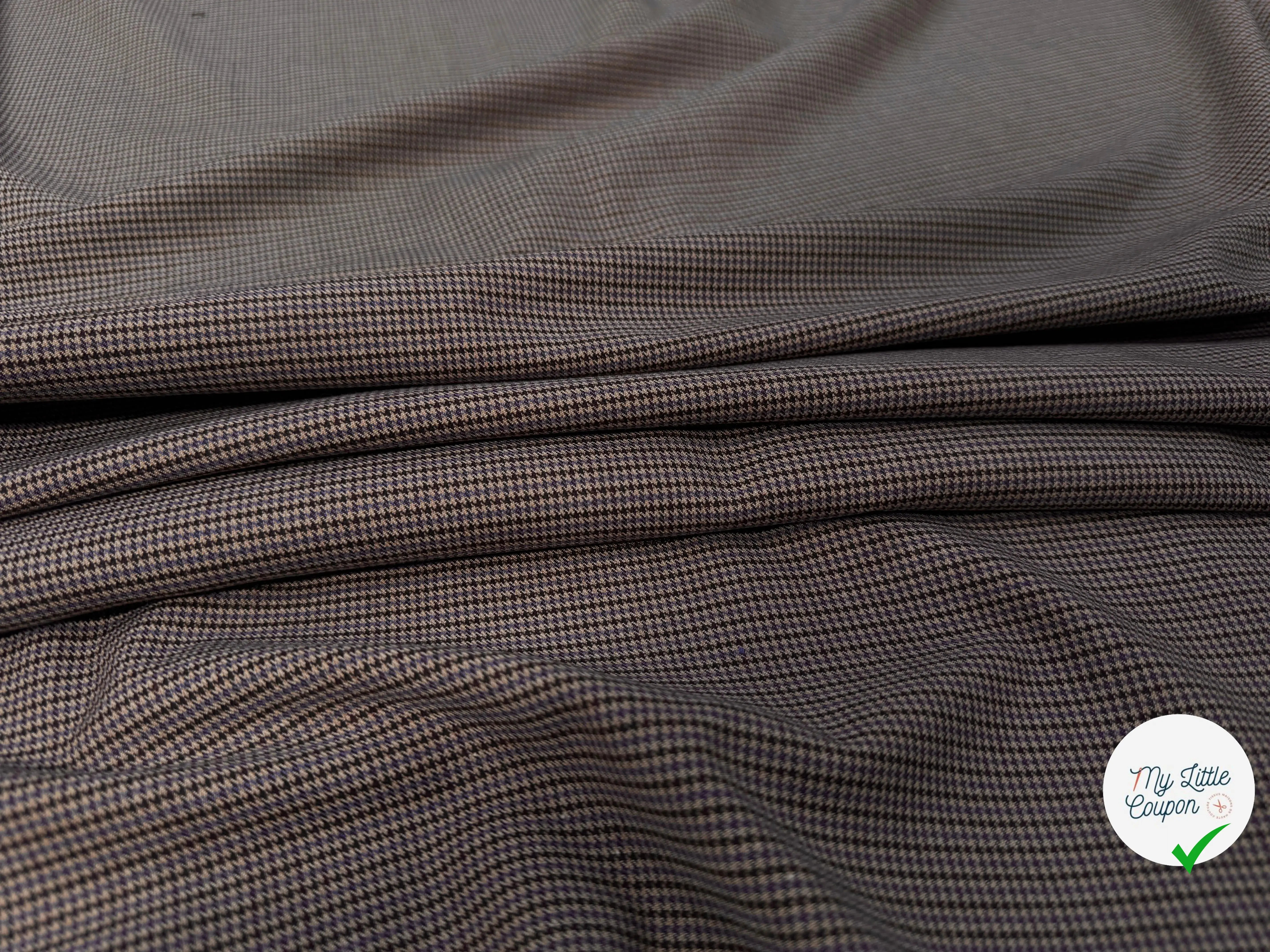 LAINAGE STRETCH PIED DE POULE - My Little Coupon