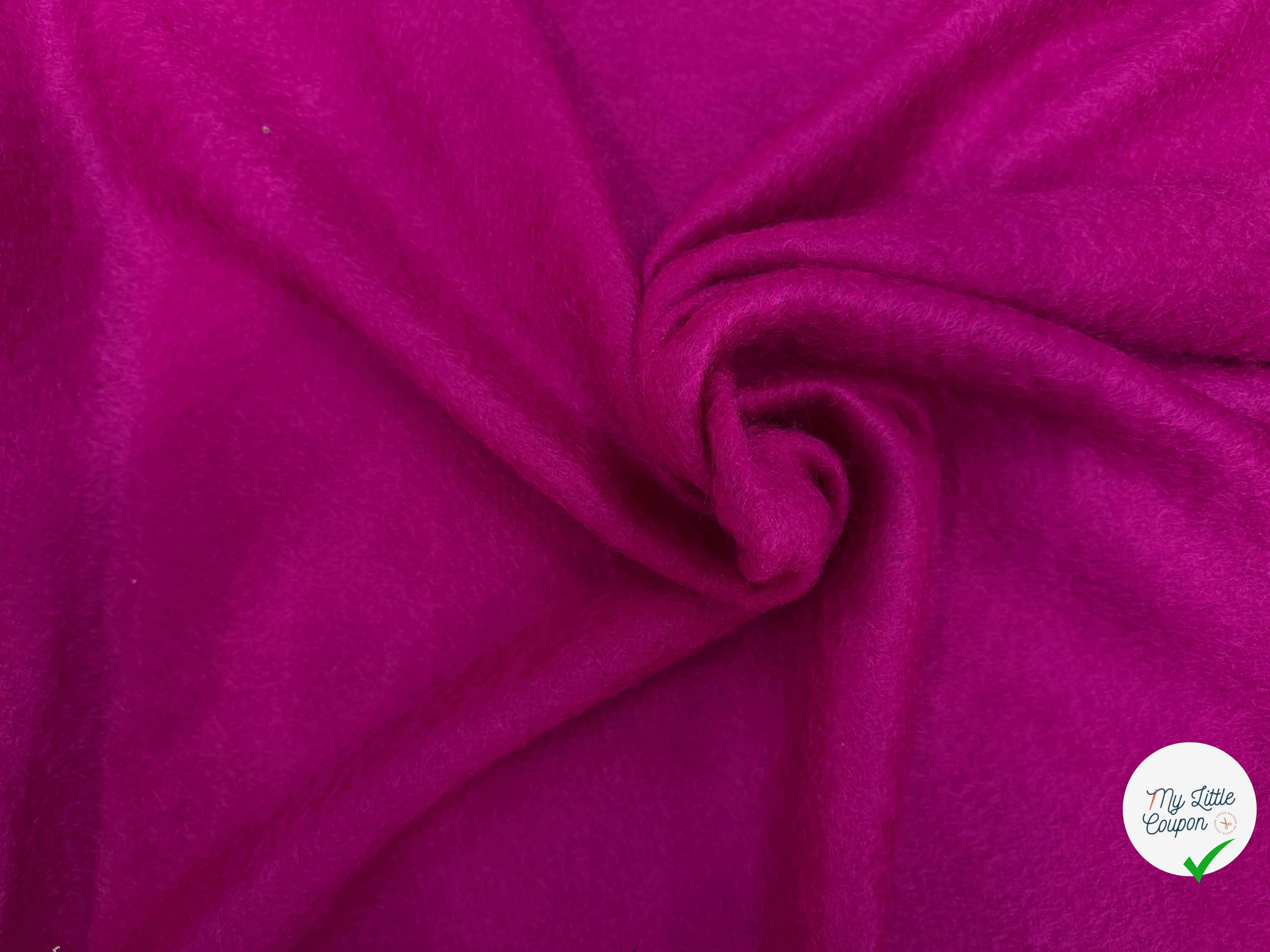 LAINE FOULÉE FUSCHSIA POILS COURTS - My Little Coupon