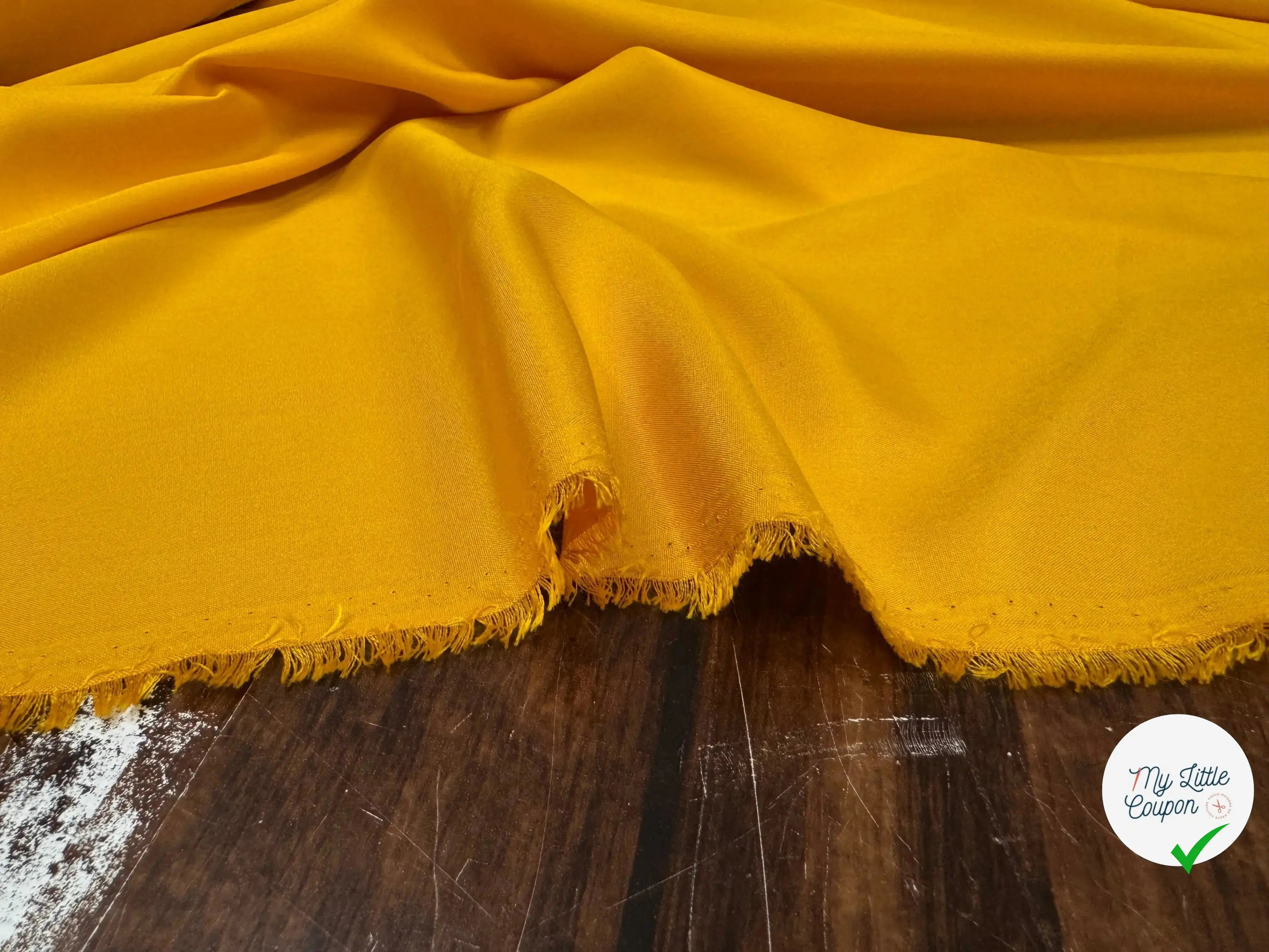 LIGHT SILK POPLIN, Dark Ochre - My Little Coupon