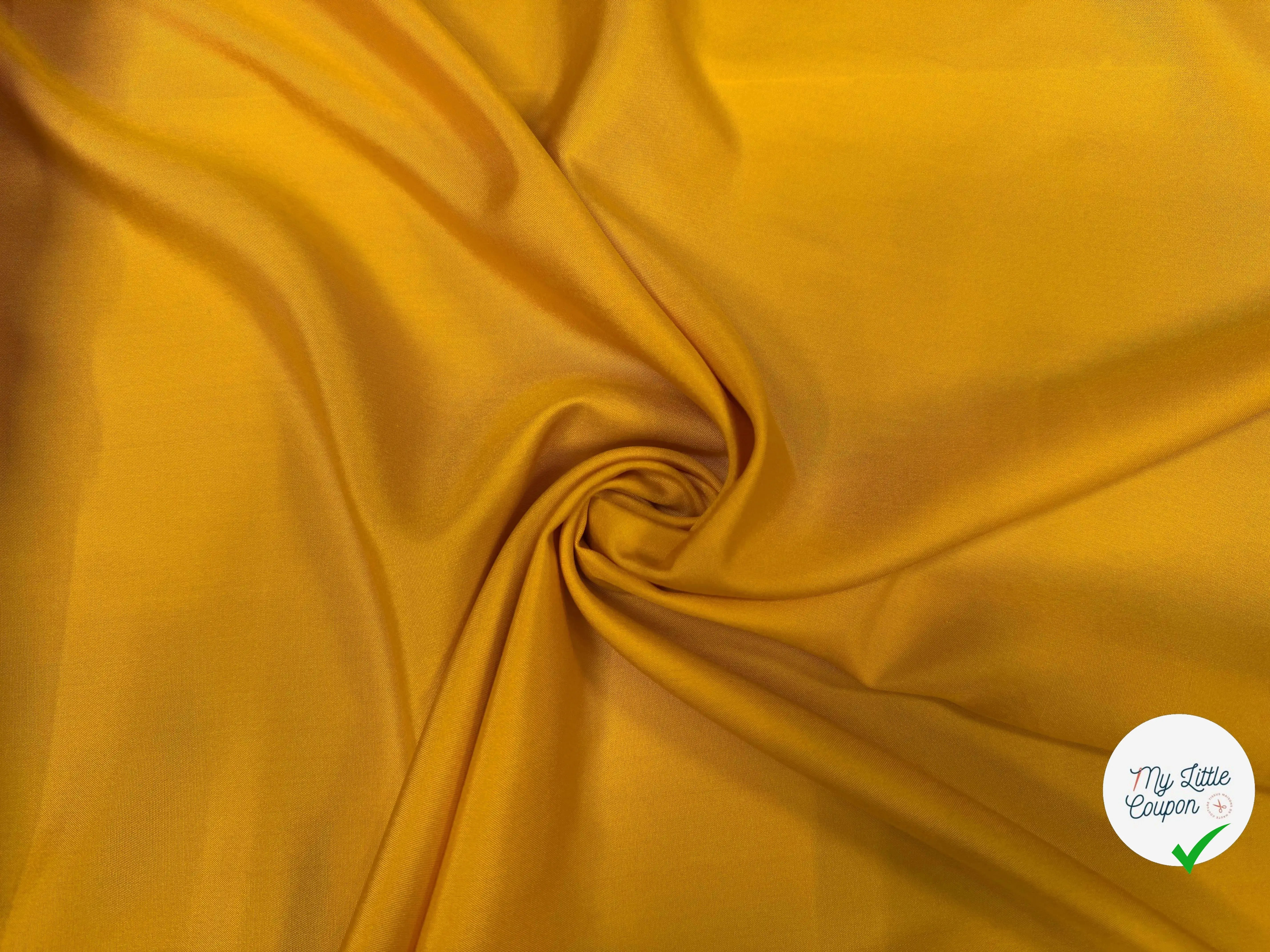 LIGHT SILK POPLIN, Dark Ochre - My Little Coupon