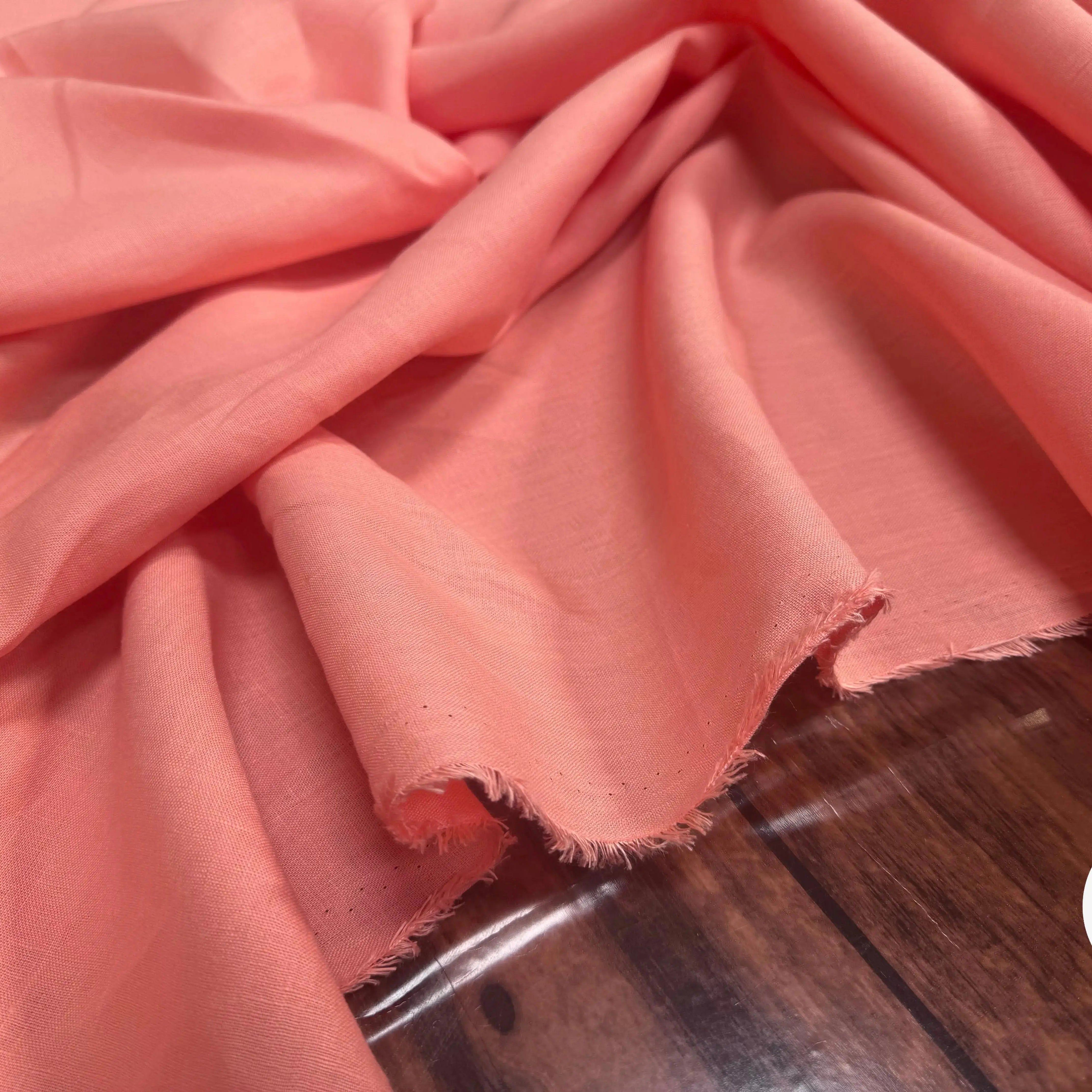 LIN UNI 100% LIN U342 ABRICOT - My Little Coupon