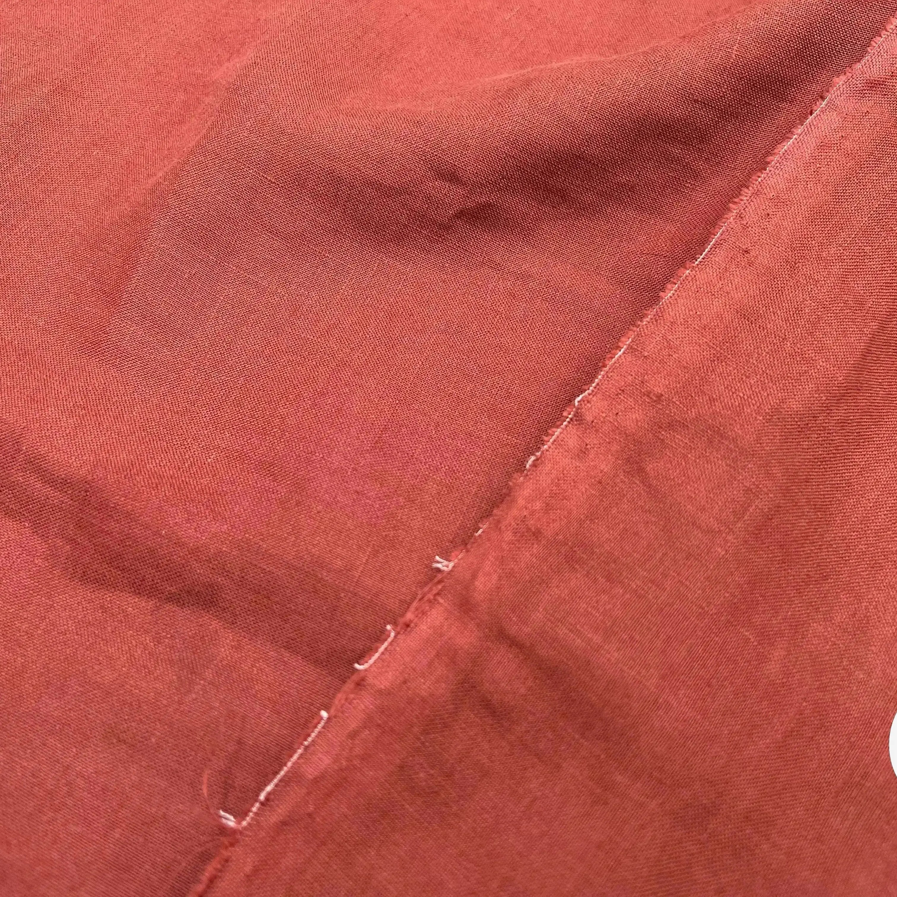 LIN UNI TERRE DE SIENNE - My Little Coupon - tissu - coudre