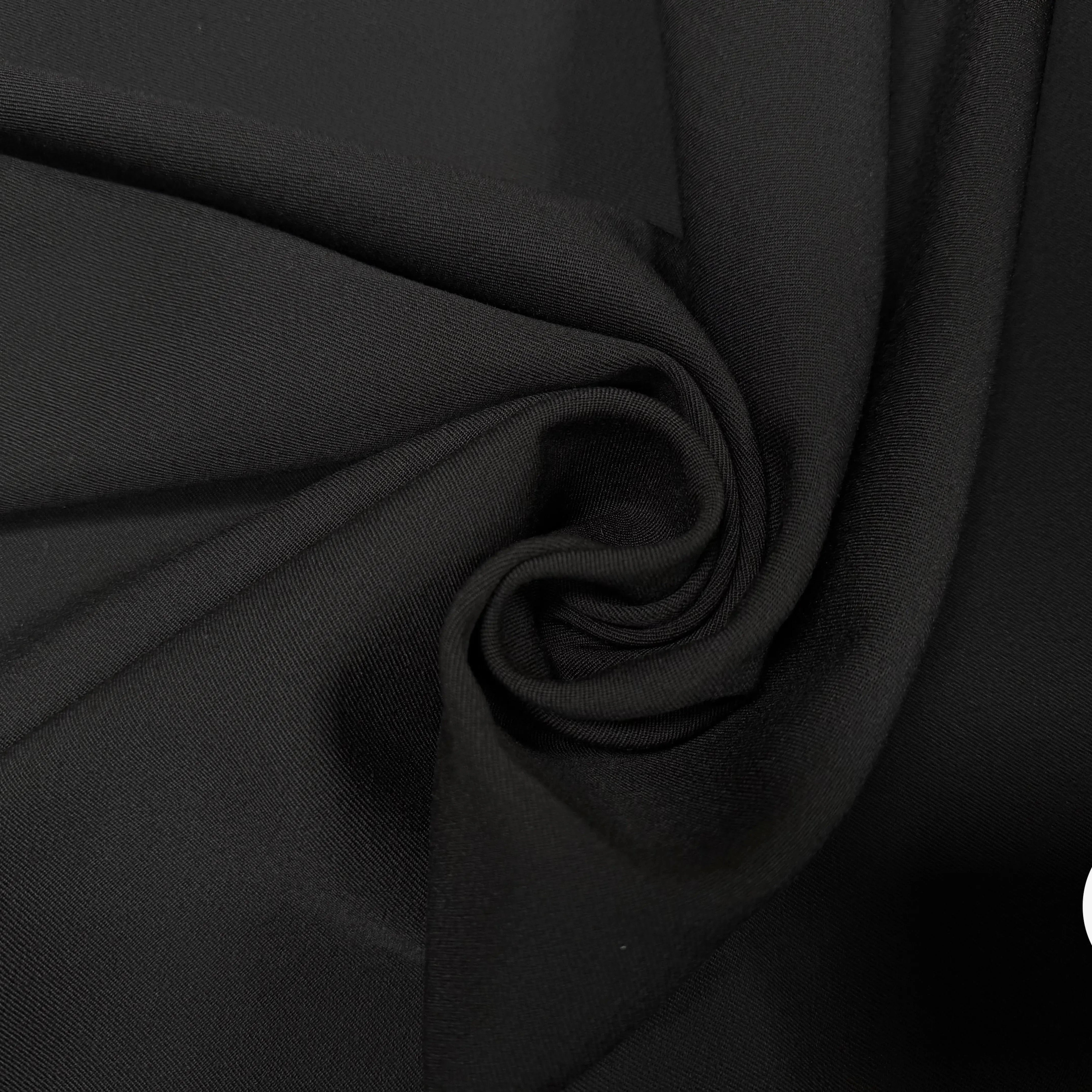 LOWER IMPACT WOOL GABARDINE, Black - My Little Coupon