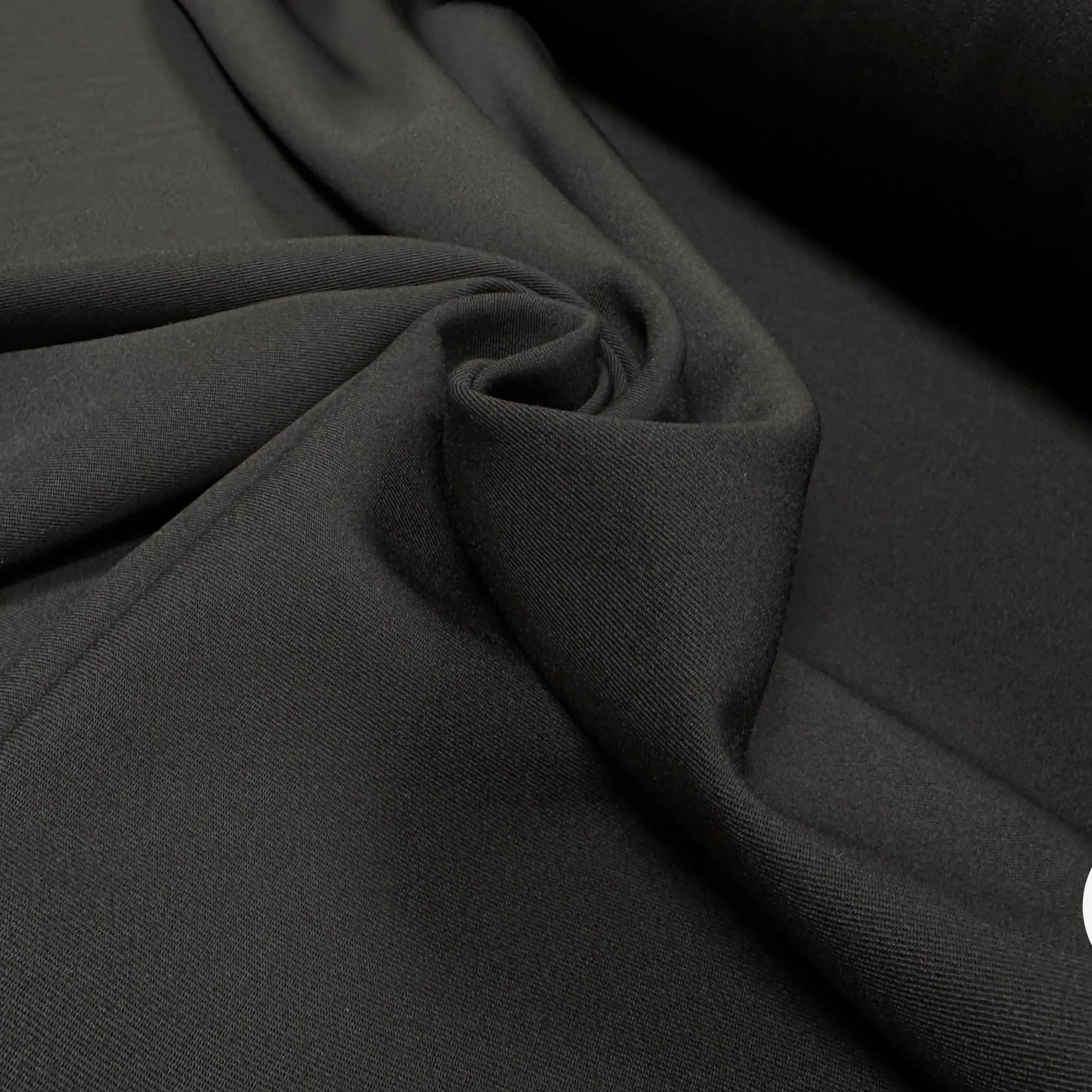 LOWER IMPACT WOOL GABARDINE, Black - My Little Coupon