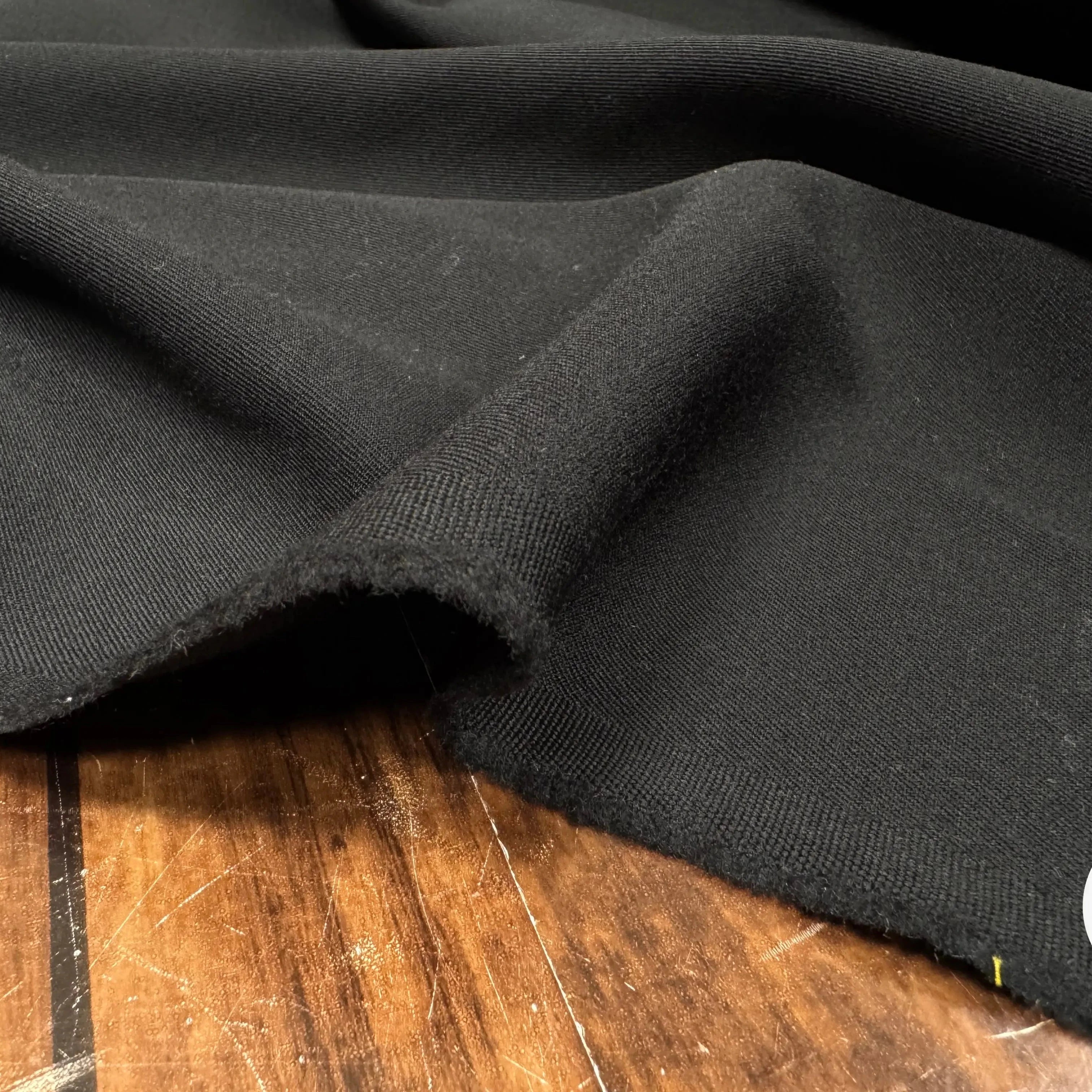 LOWER IMPACT WOOL GABARDINE, Black - My Little Coupon