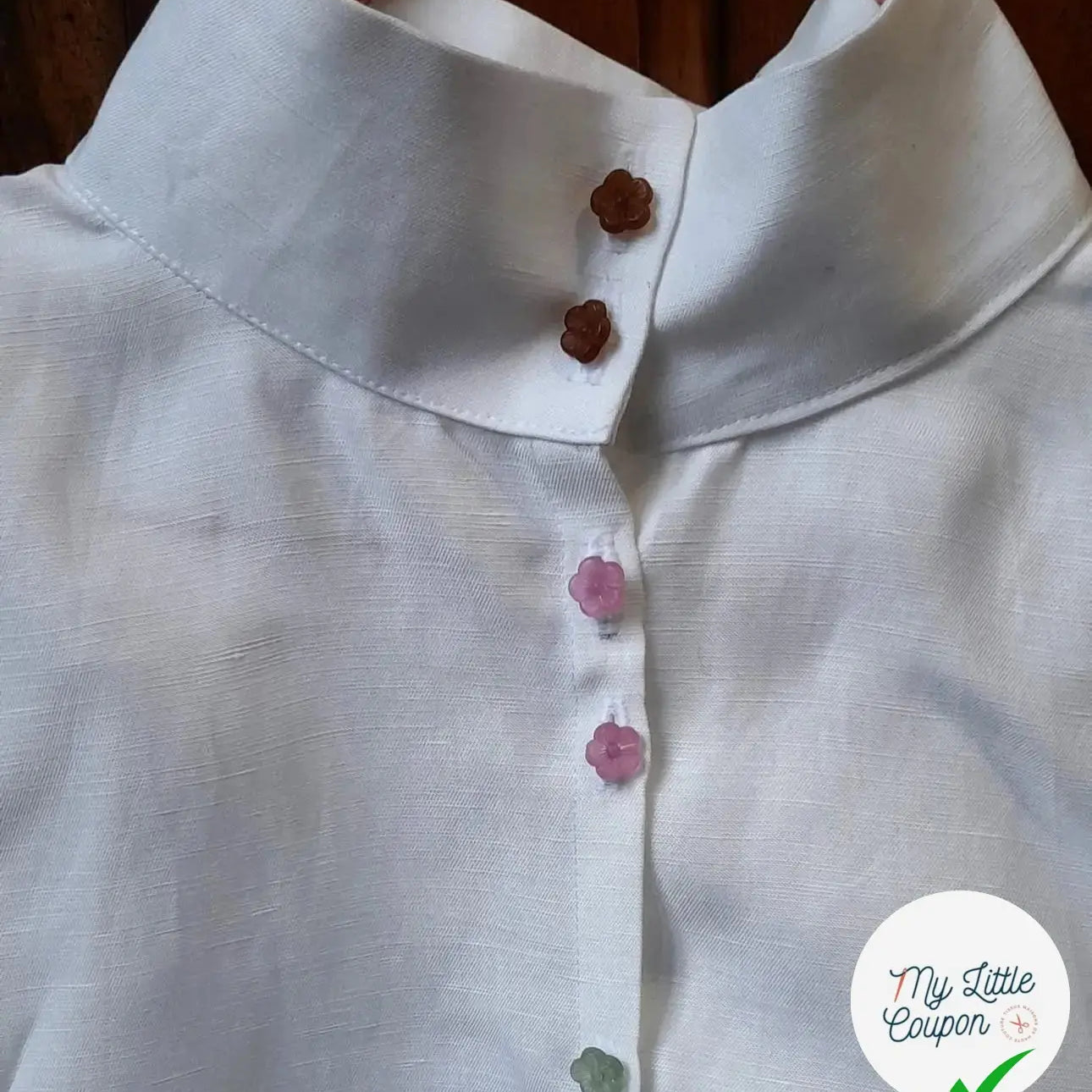 LYOCELL 30% LIN BLANC CASSÉ - My Little Coupon