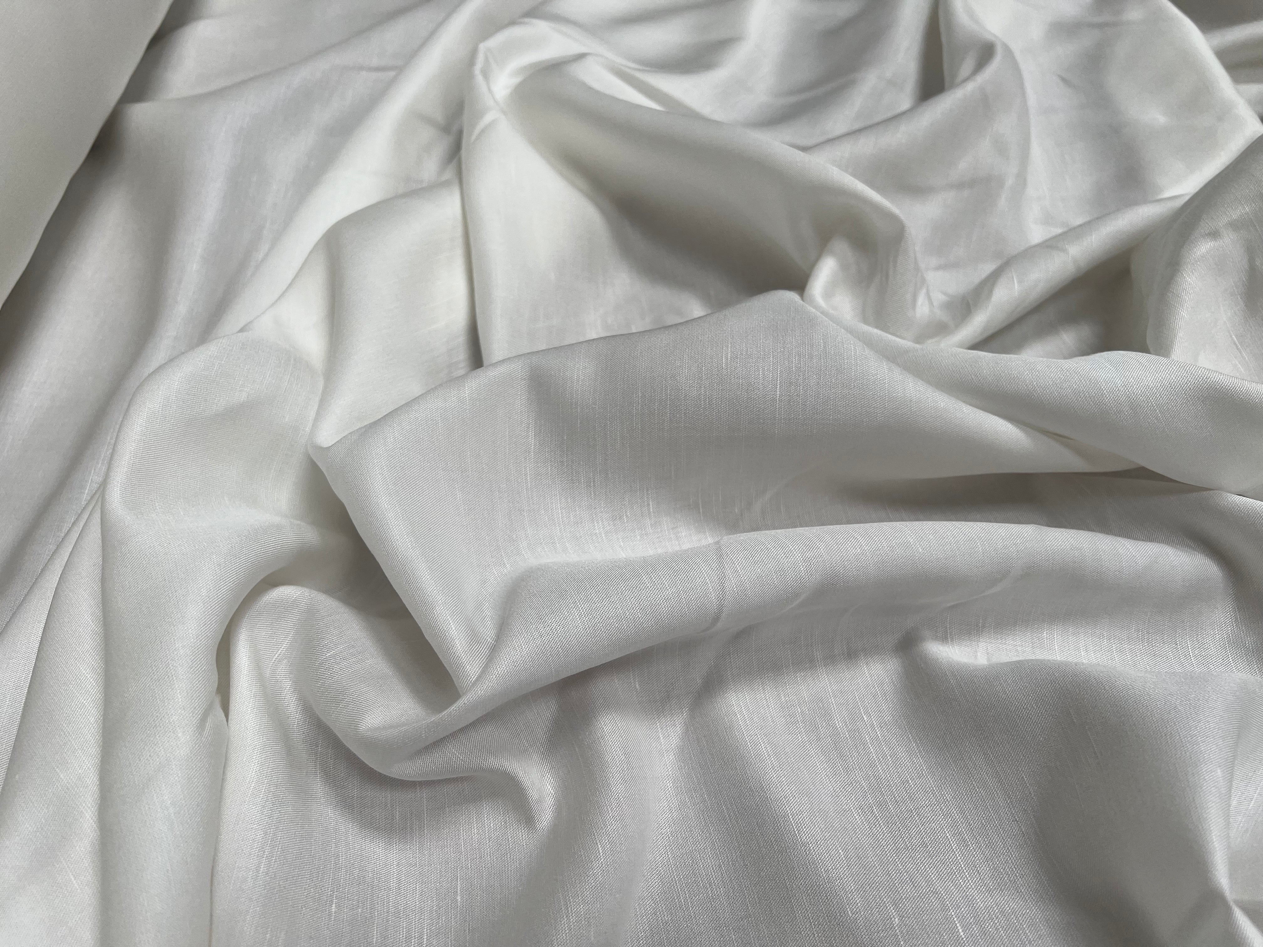 LYOCELL 30% LIN BLANC CASSÉ - My Little Coupon