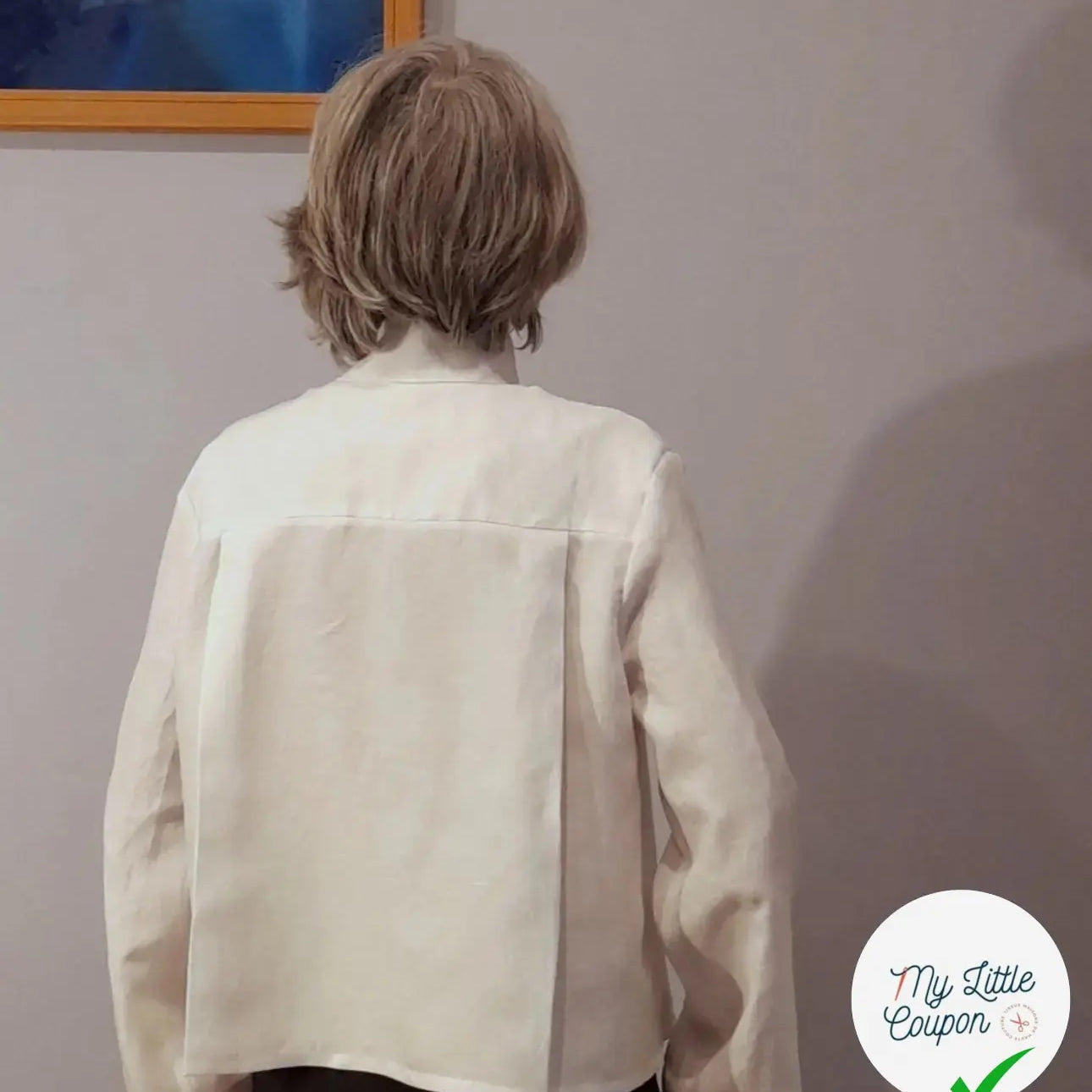 LYOCELL 30% LIN BLANC CASSÉ - My Little Coupon