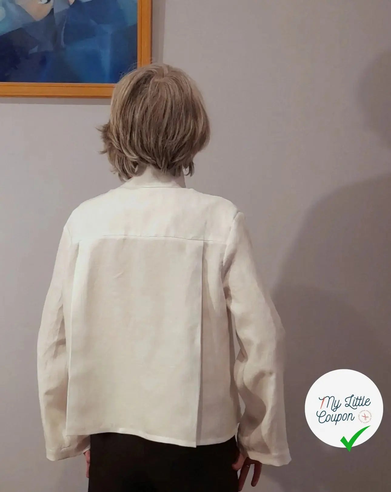 LYOCELL 30% LIN BLANC CASSÉ - My Little Coupon