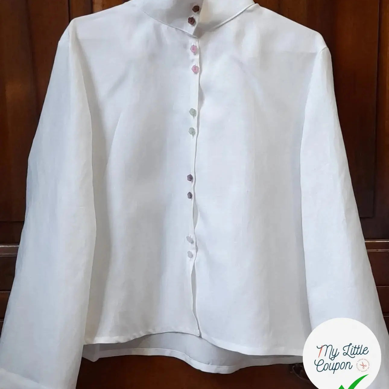 LYOCELL 30% LIN BLANC CASSÉ - My Little Coupon