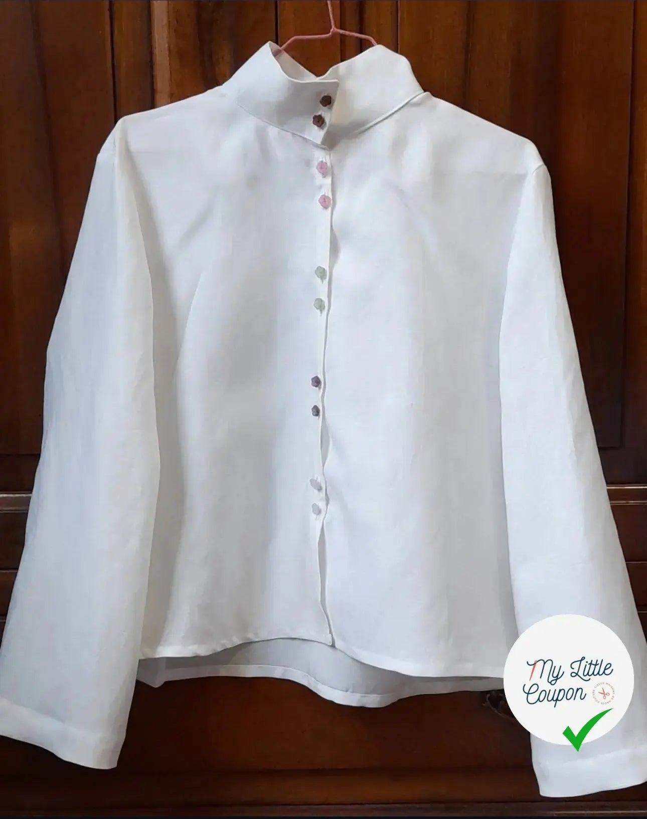 LYOCELL 30% LIN BLANC CASSÉ - My Little Coupon