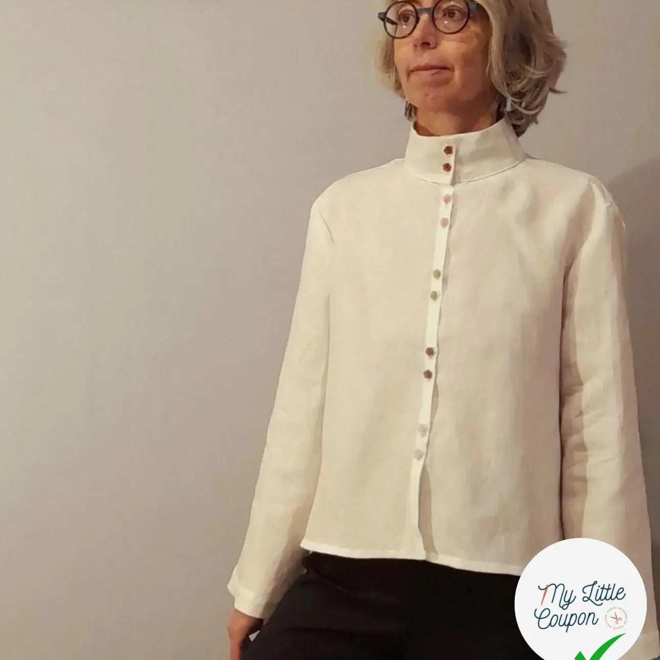 LYOCELL 30% LIN BLANC CASSÉ - My Little Coupon