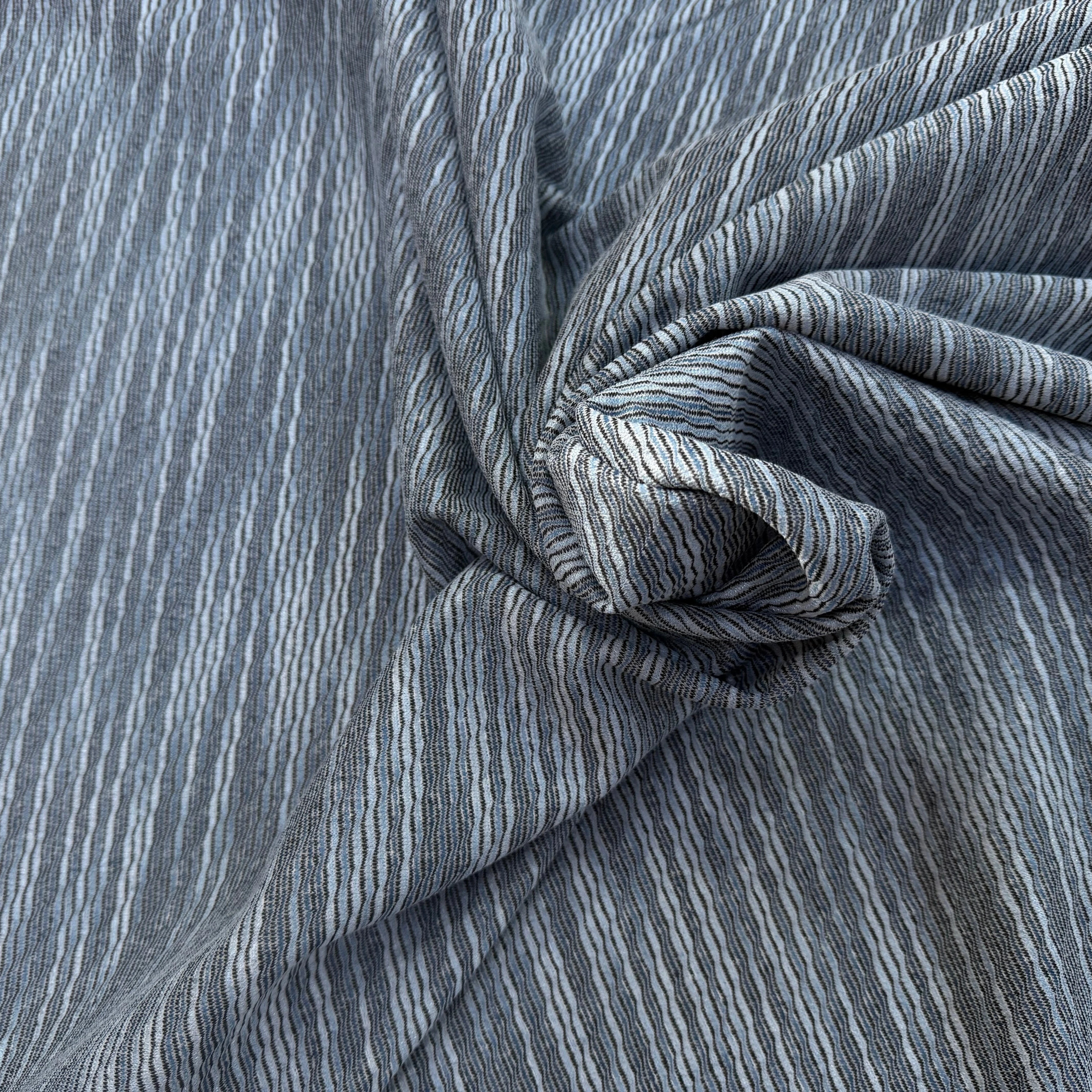 (Chute) MAILLE BELLE TENUE JACQUARD COTON BLUE - My Little Coupon