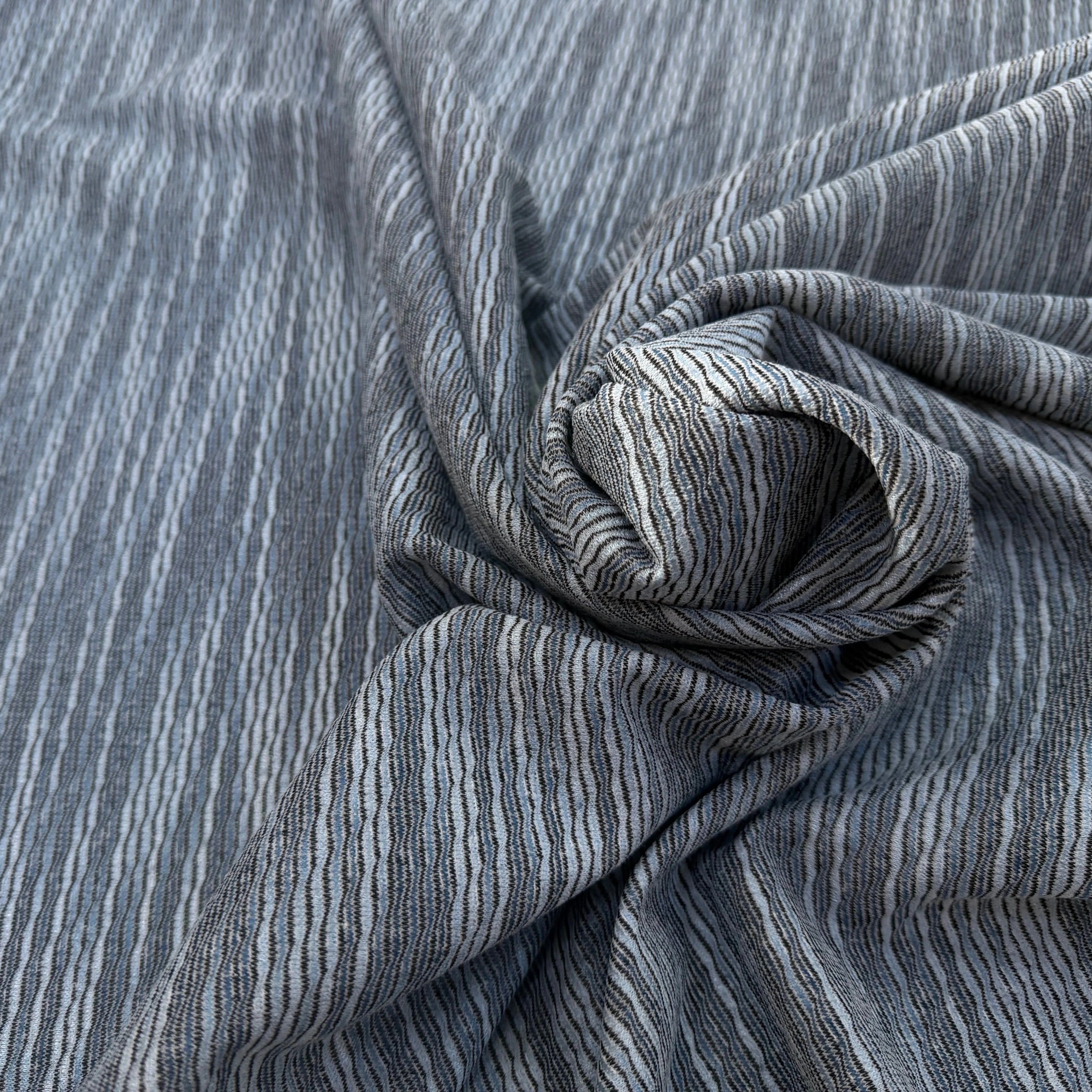 (Chute) MAILLE BELLE TENUE JACQUARD COTON BLUE - My Little Coupon