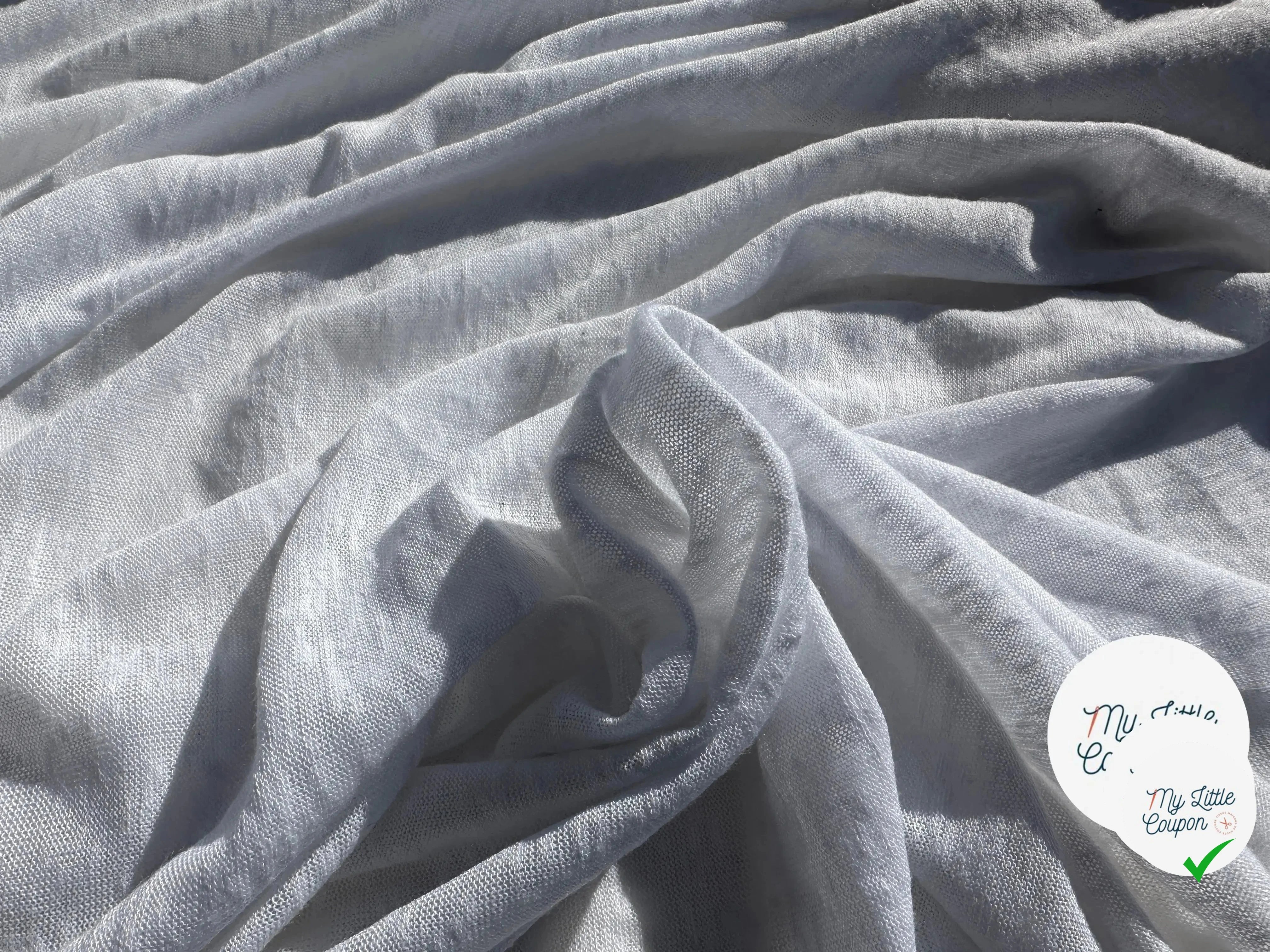 MAILLE EFFET LIN CHIC BLANC - My Little Coupon