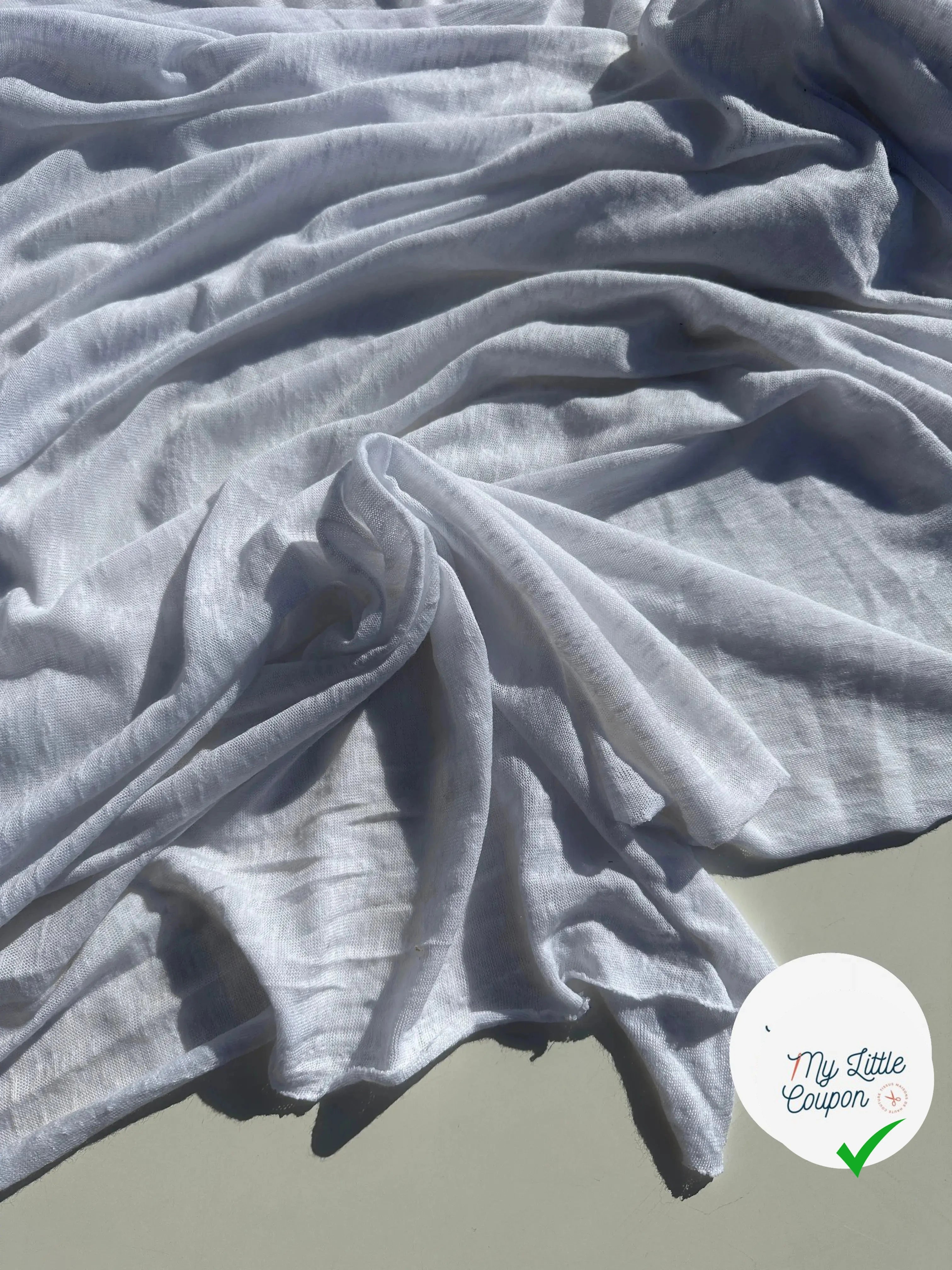 MAILLE EFFET LIN CHIC BLANC - My Little Coupon