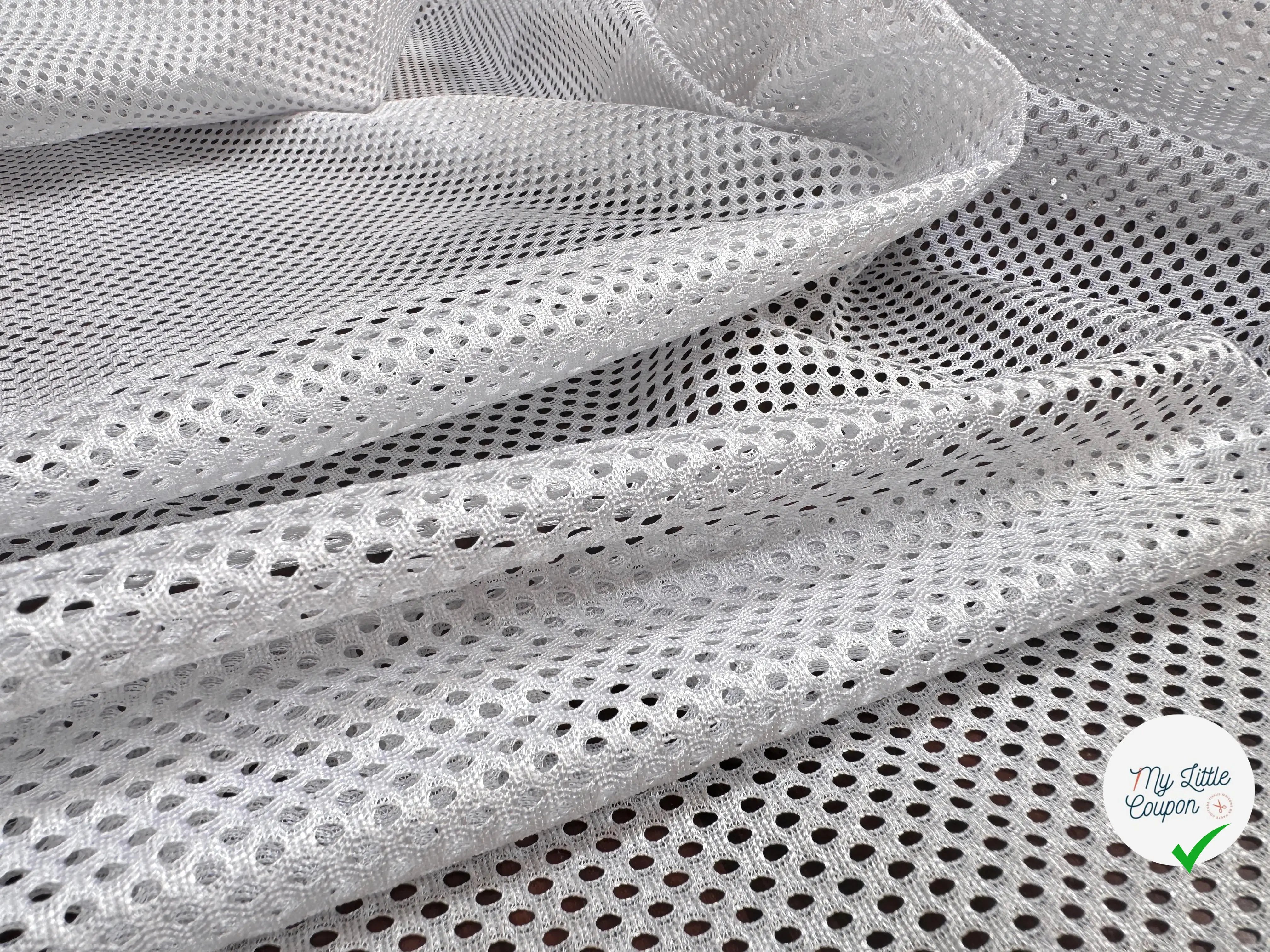MAILLE PERFORÉE MESH BLANC - My Little Coupon
